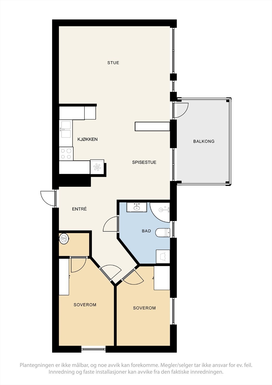 Plantegning Galleribilde