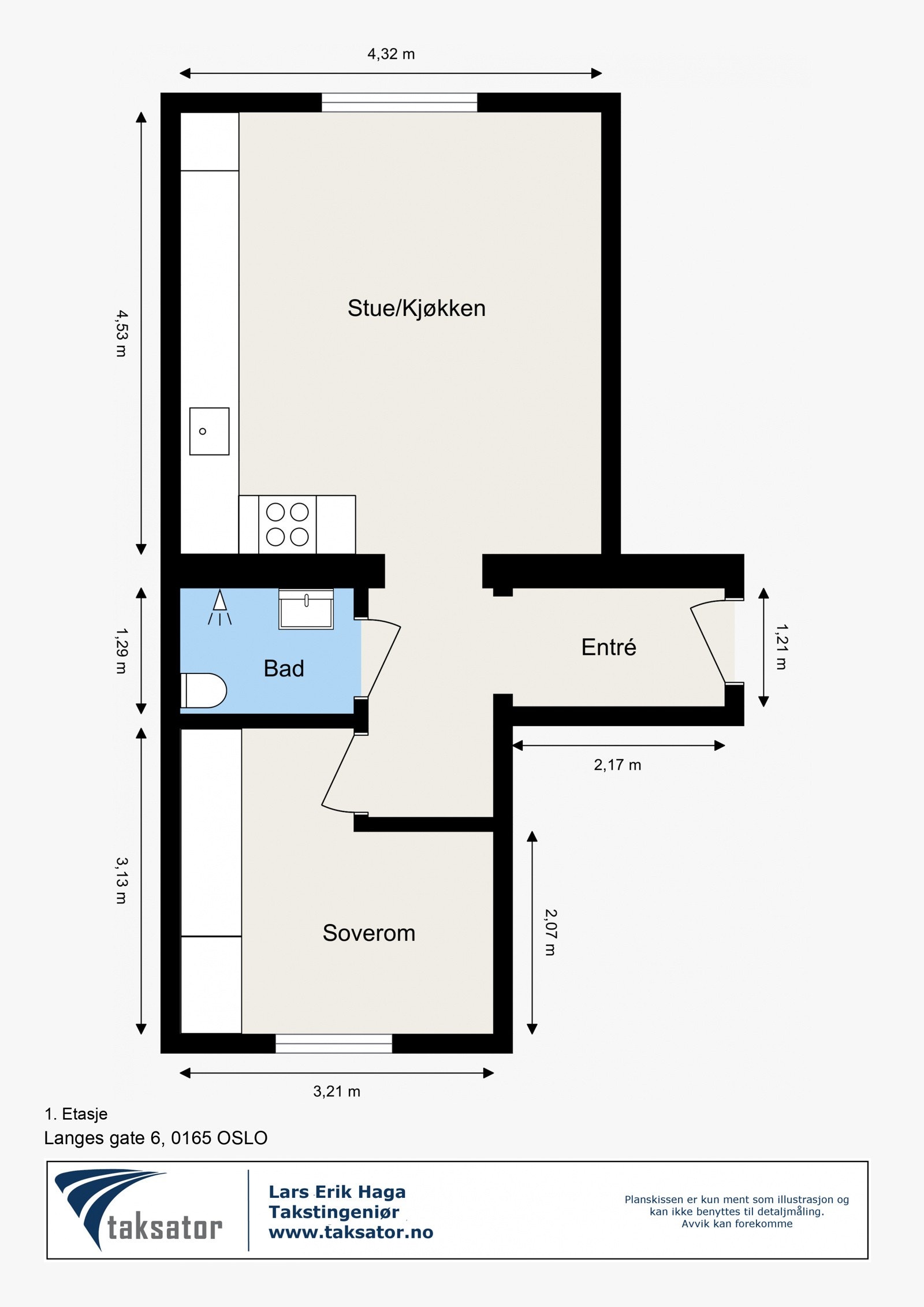 Plantegning - velkommen til visning! Galleribilde