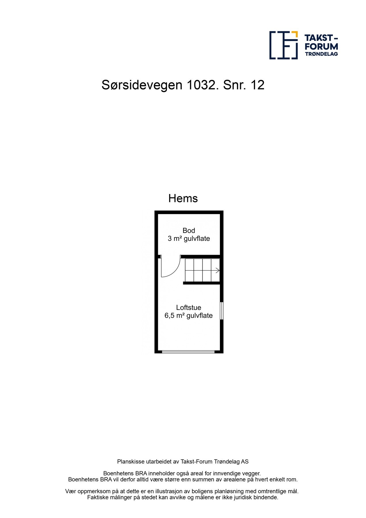 Plantegning hems. Galleribilde