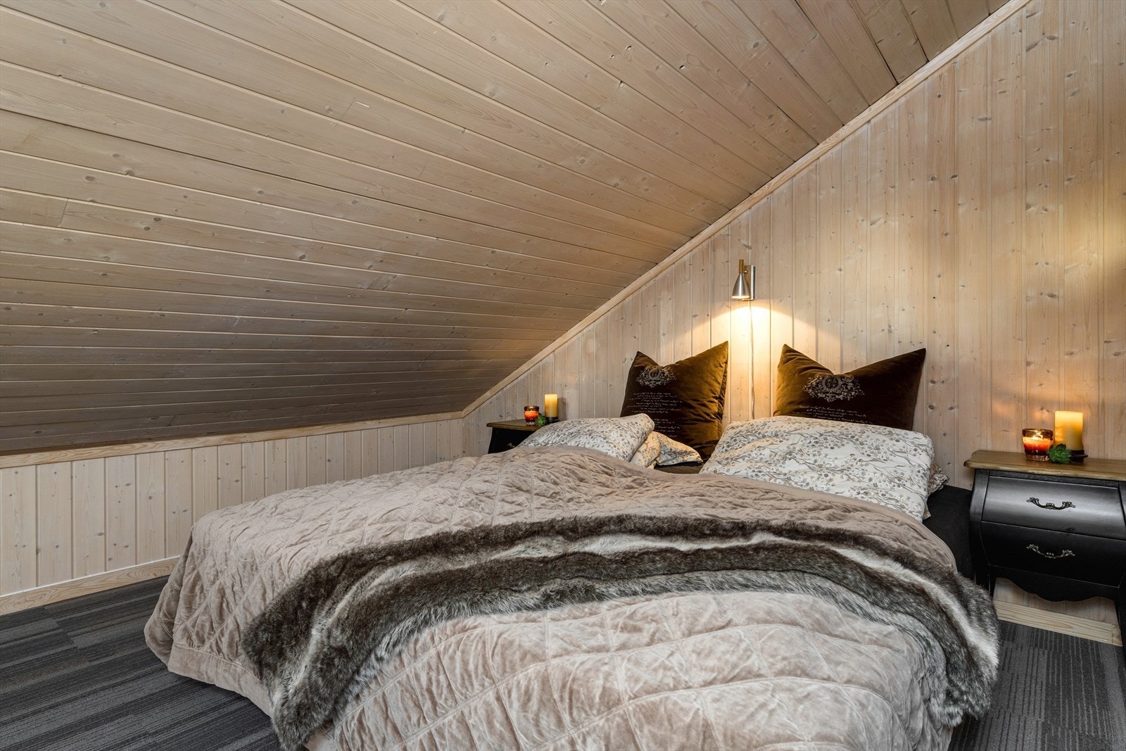 Lunt og trivelig soverom. Galleribilde