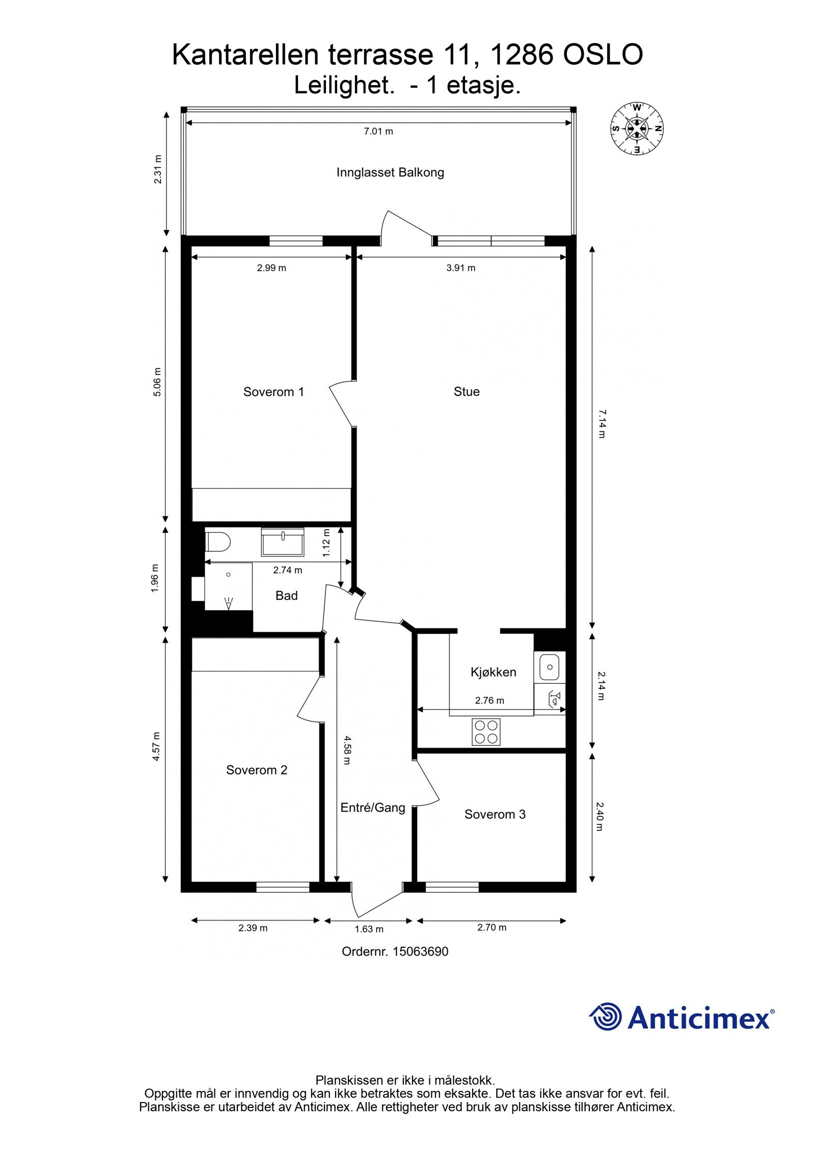 Plantegning Galleribilde