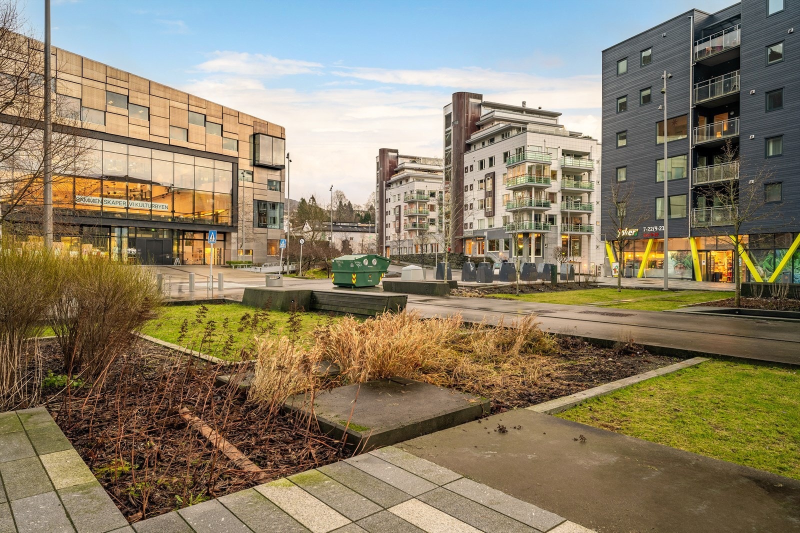 Byggets fasade. Galleribilde