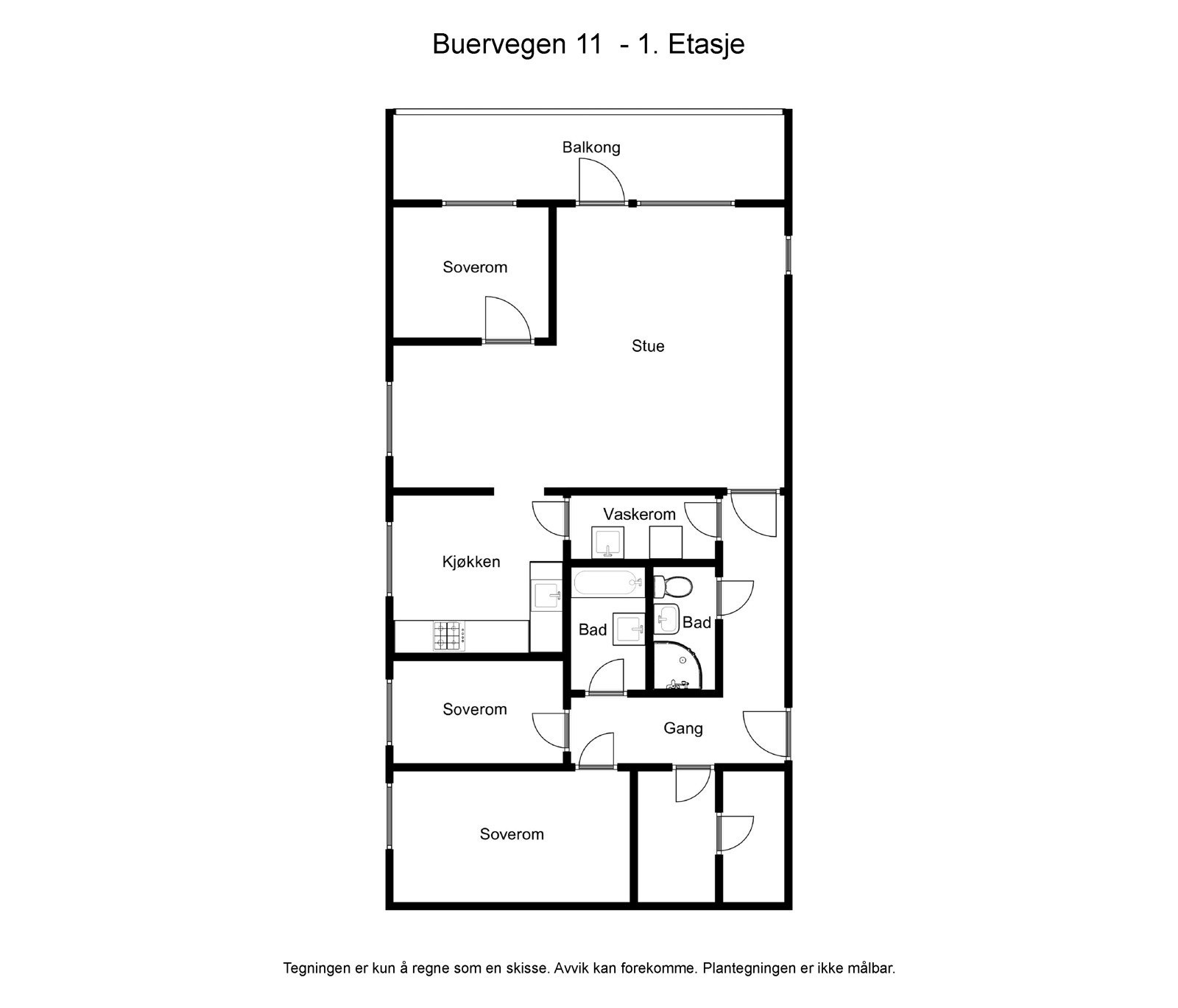 Plantegning Galleribilde
