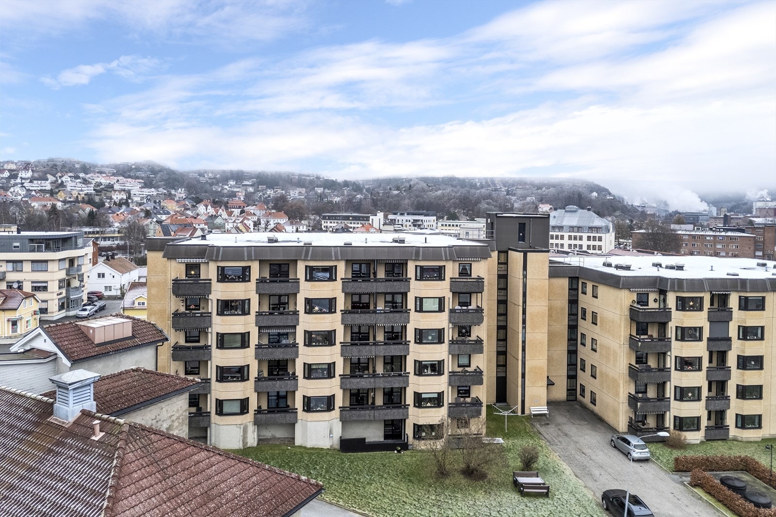 Dronefoto Galleribilde