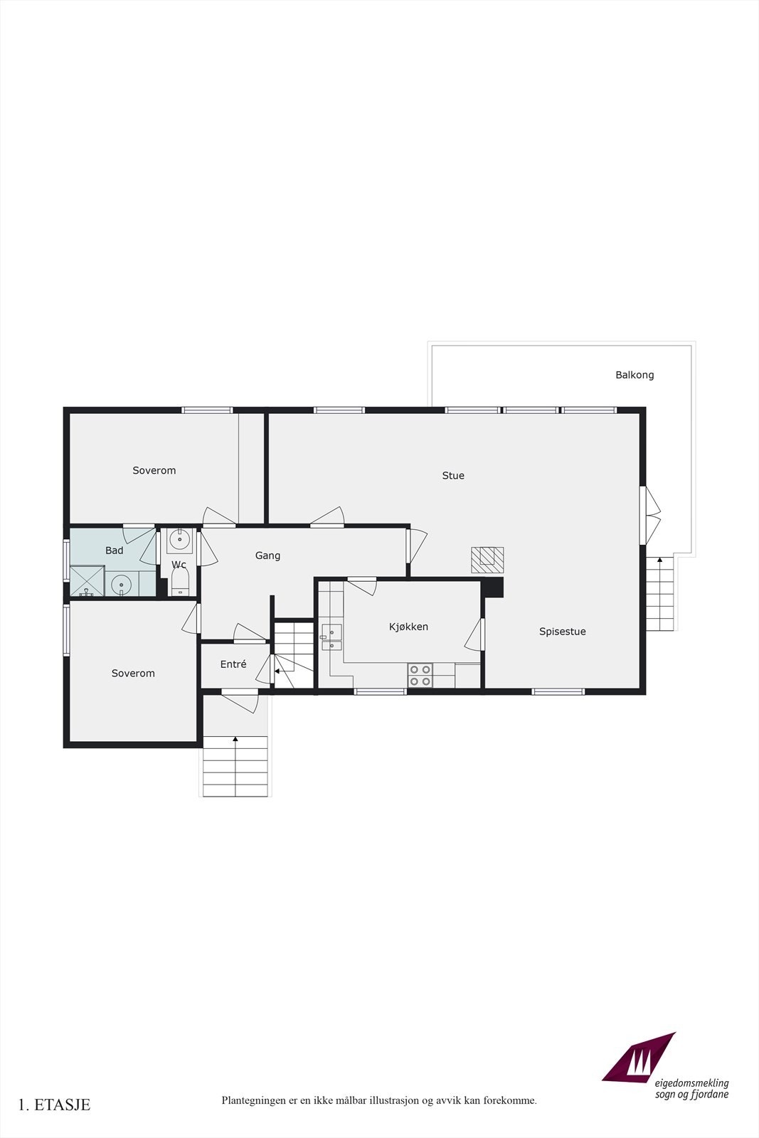 Plantegning Galleribilde