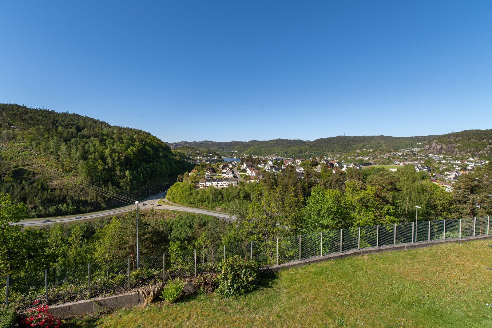 Flott utsikt Galleribilde