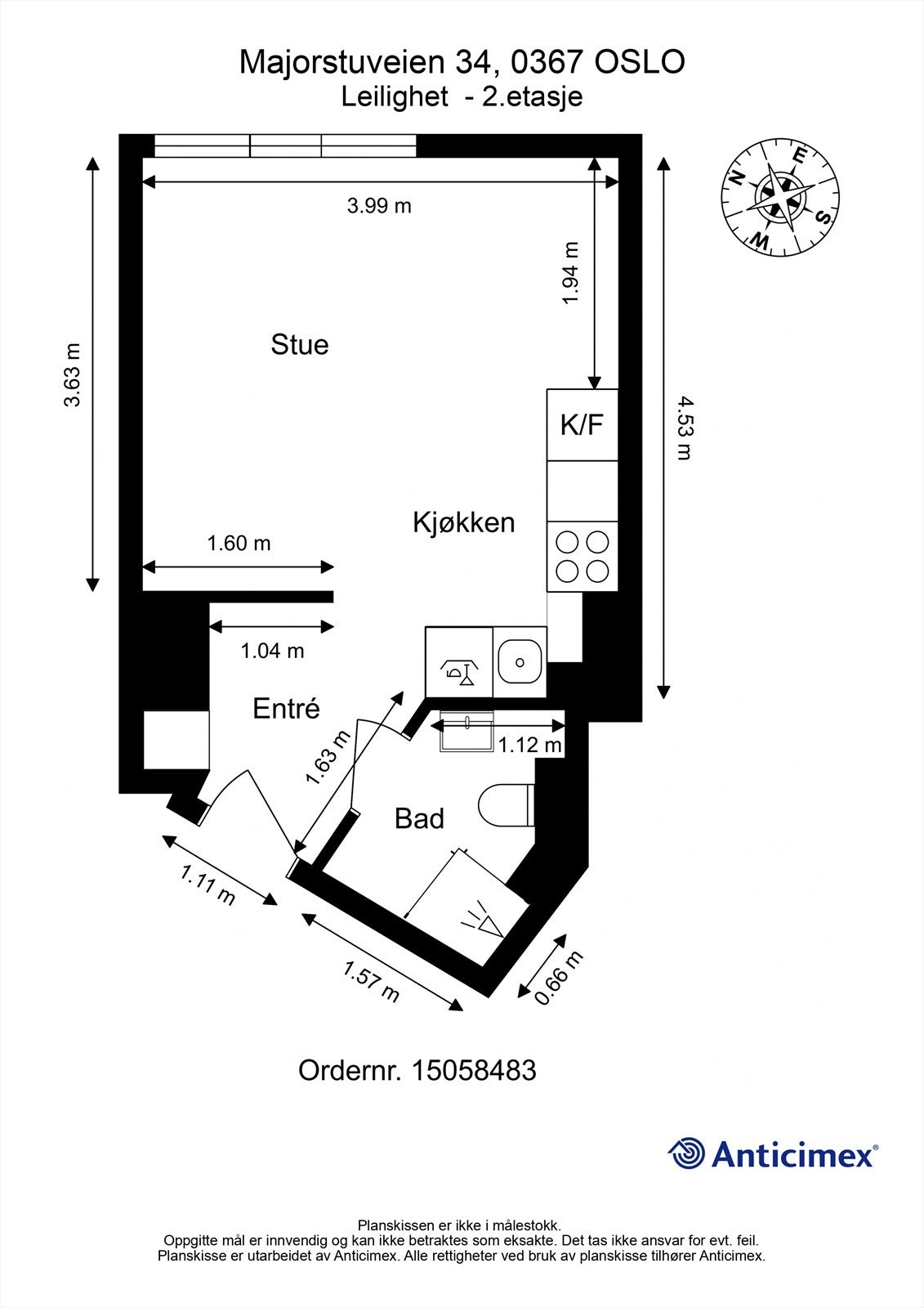 Plantegning Galleribilde