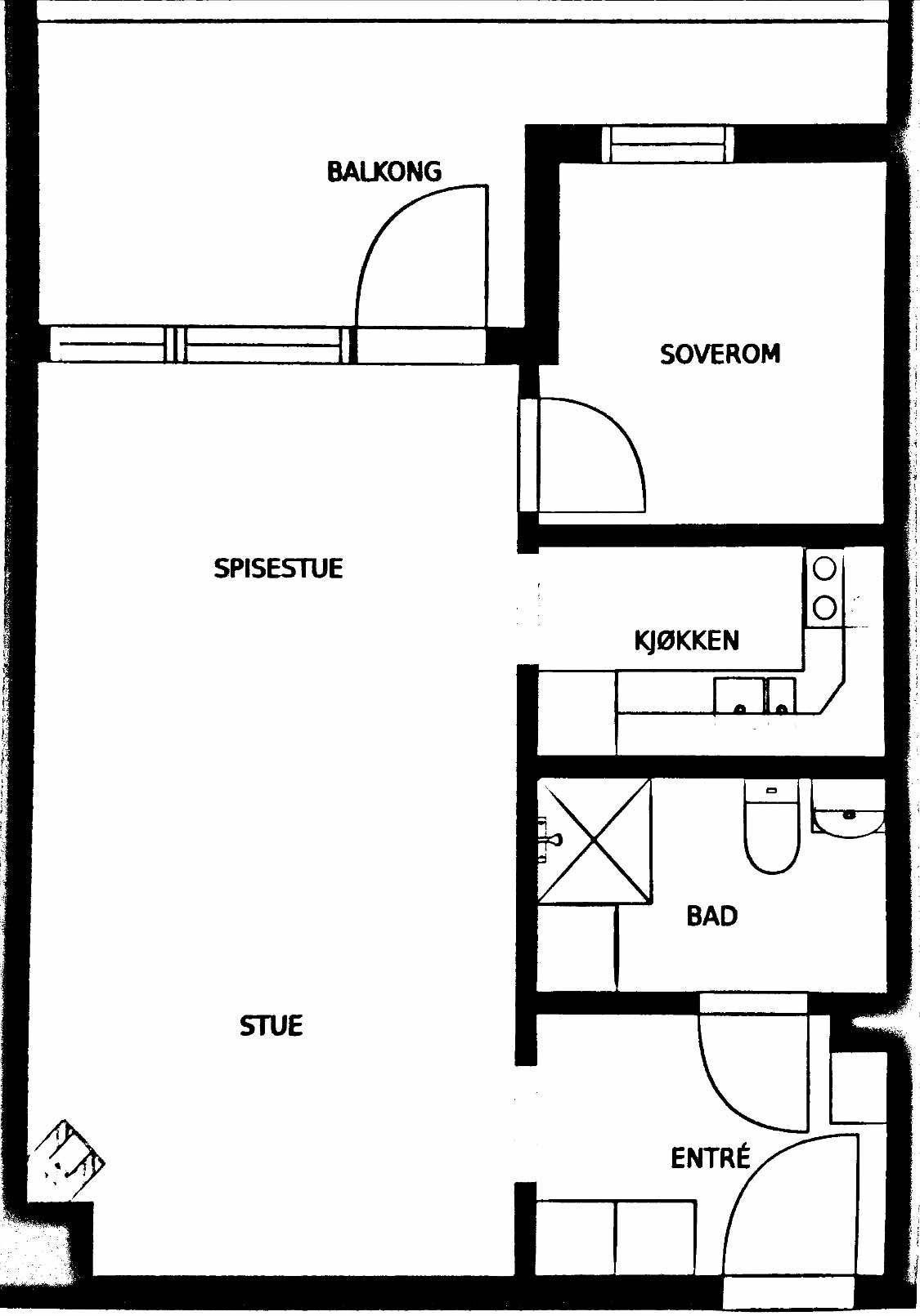 Plantegning. Galleribilde