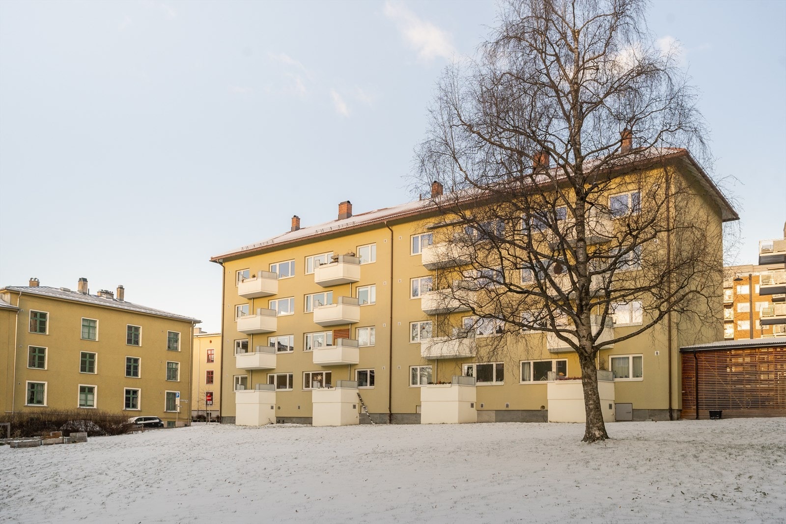 Borettslaget har en fantastisk beliggenhet på hyggelige Torshov omkranset av grøntarealer Galleribilde