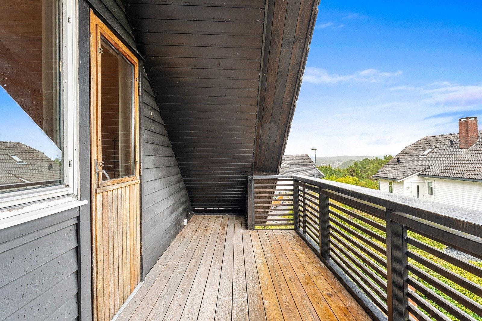 Terrassen er overbygget. Galleribilde