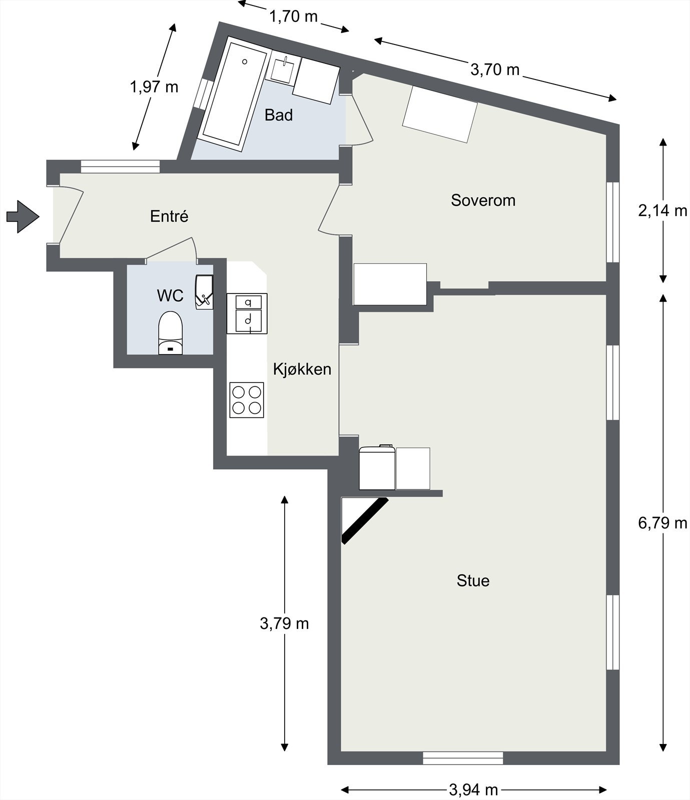 Plantegning Galleribilde