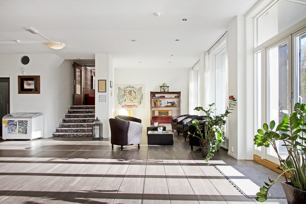 Store, flotte fellesarealer med lounge, spillrom, terrasser og mer. Galleribilde