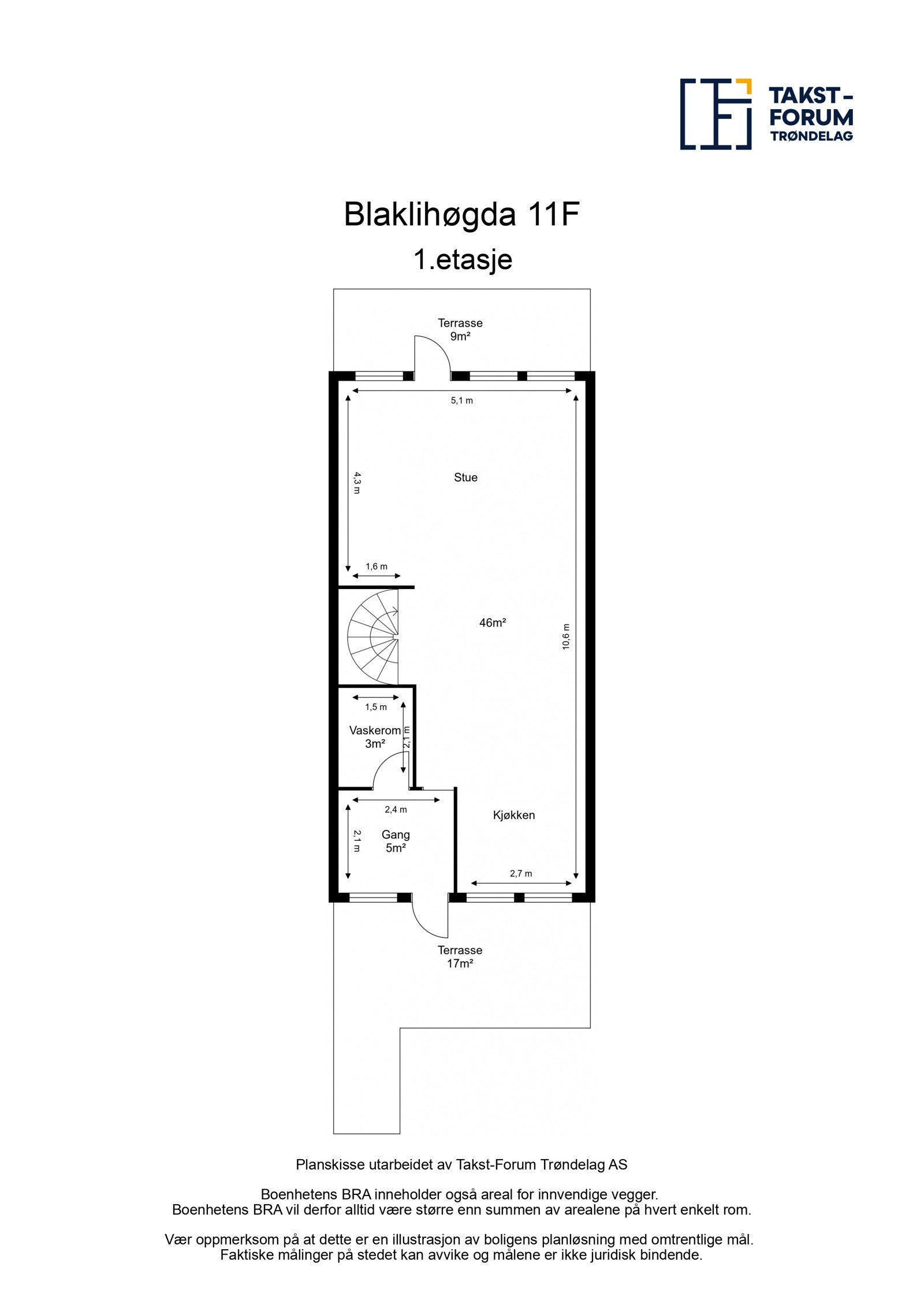 Planskisse 1. etasje Galleribilde