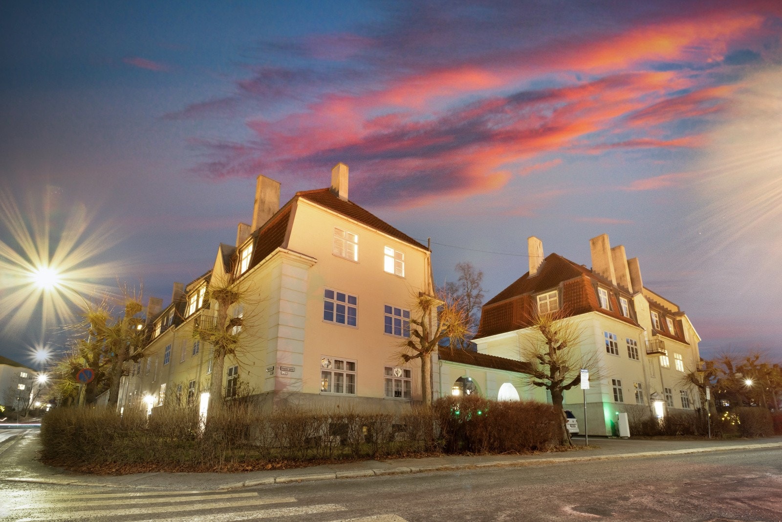 Nærområdet består av vakker klassisk arkitektur. Galleribilde