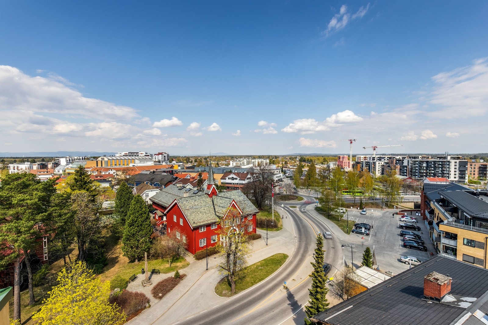 Utsikt fra takterrassen. Galleribilde