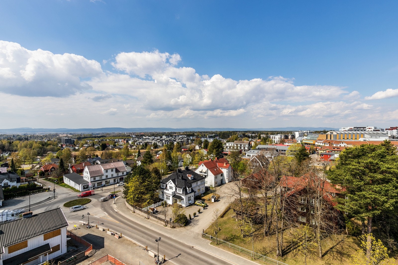 Utsikt fra takterrassen. Galleribilde