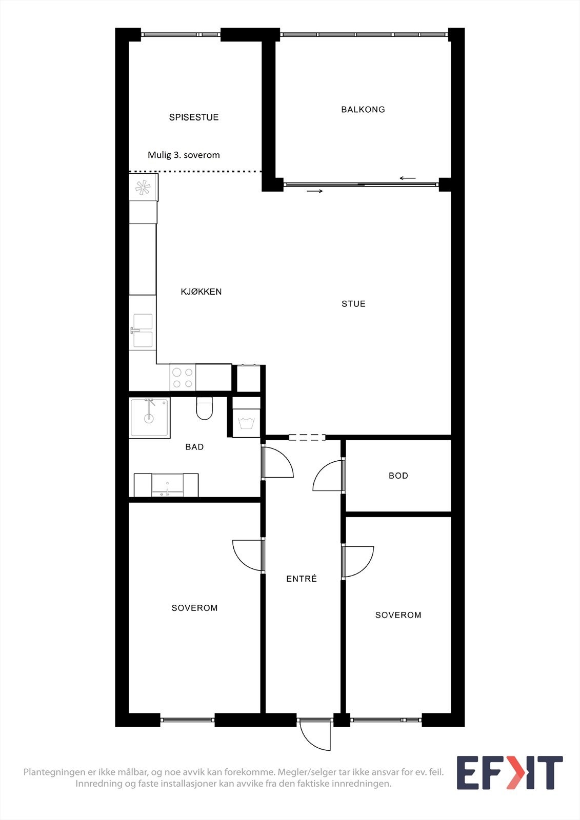 Plantegning Galleribilde