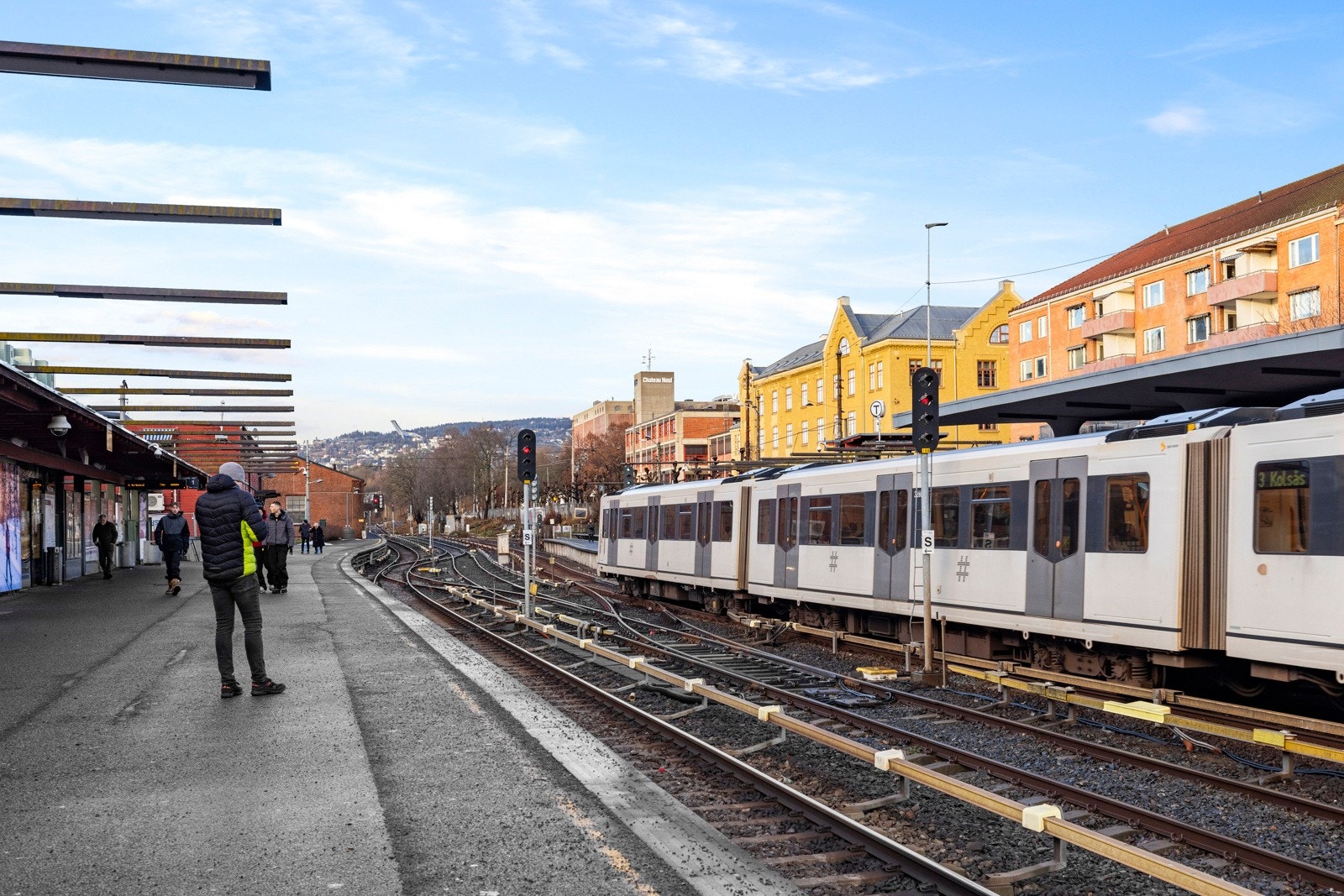 Majorstuen t bane stasjon rett utenfor Galleribilde