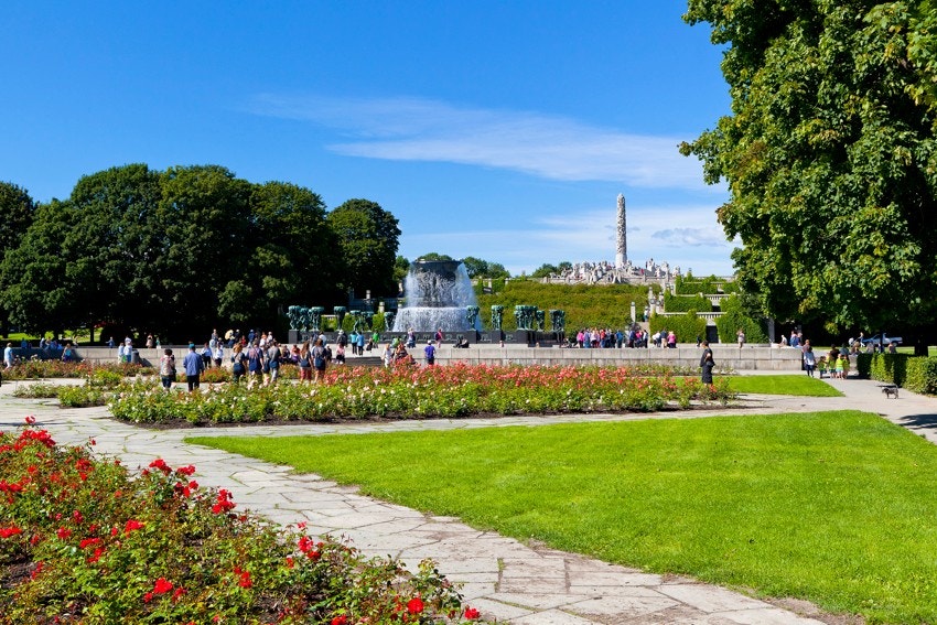 Vakre Frognerparken ligger noen få min. gange unna Galleribilde