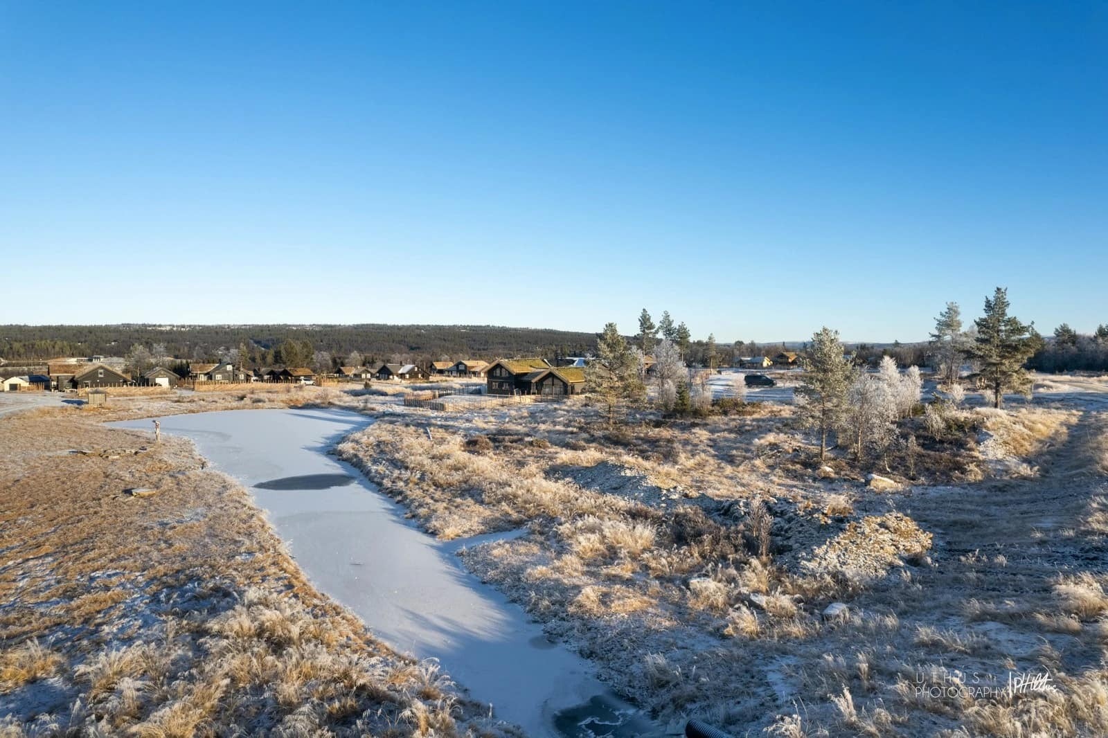 Oversiktsbilde fra Oset hyttefelt Galleribilde