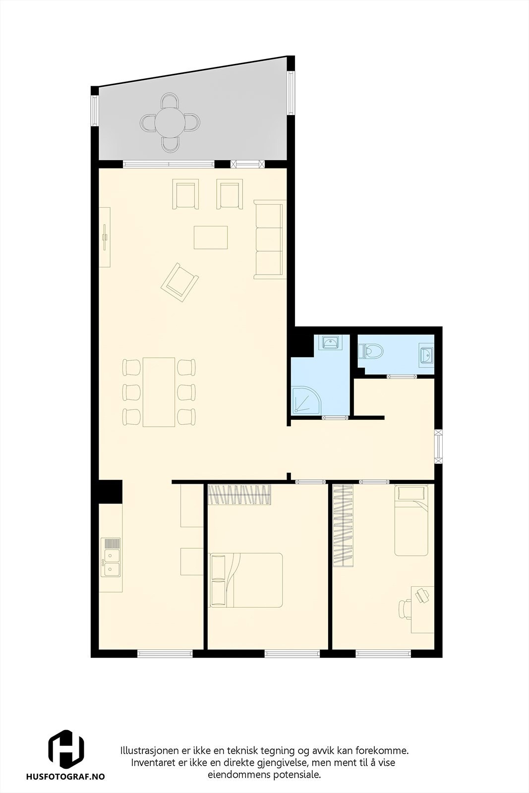 Plantegning Galleribilde