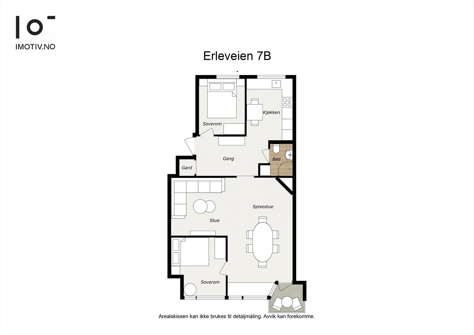 - I tillegg disponerer leiligheten to eksterne boder i kjeller på 2,3m² og 2,5m² samt en loftsbod med gulvareal på ca. 7 m² - Galleribilde