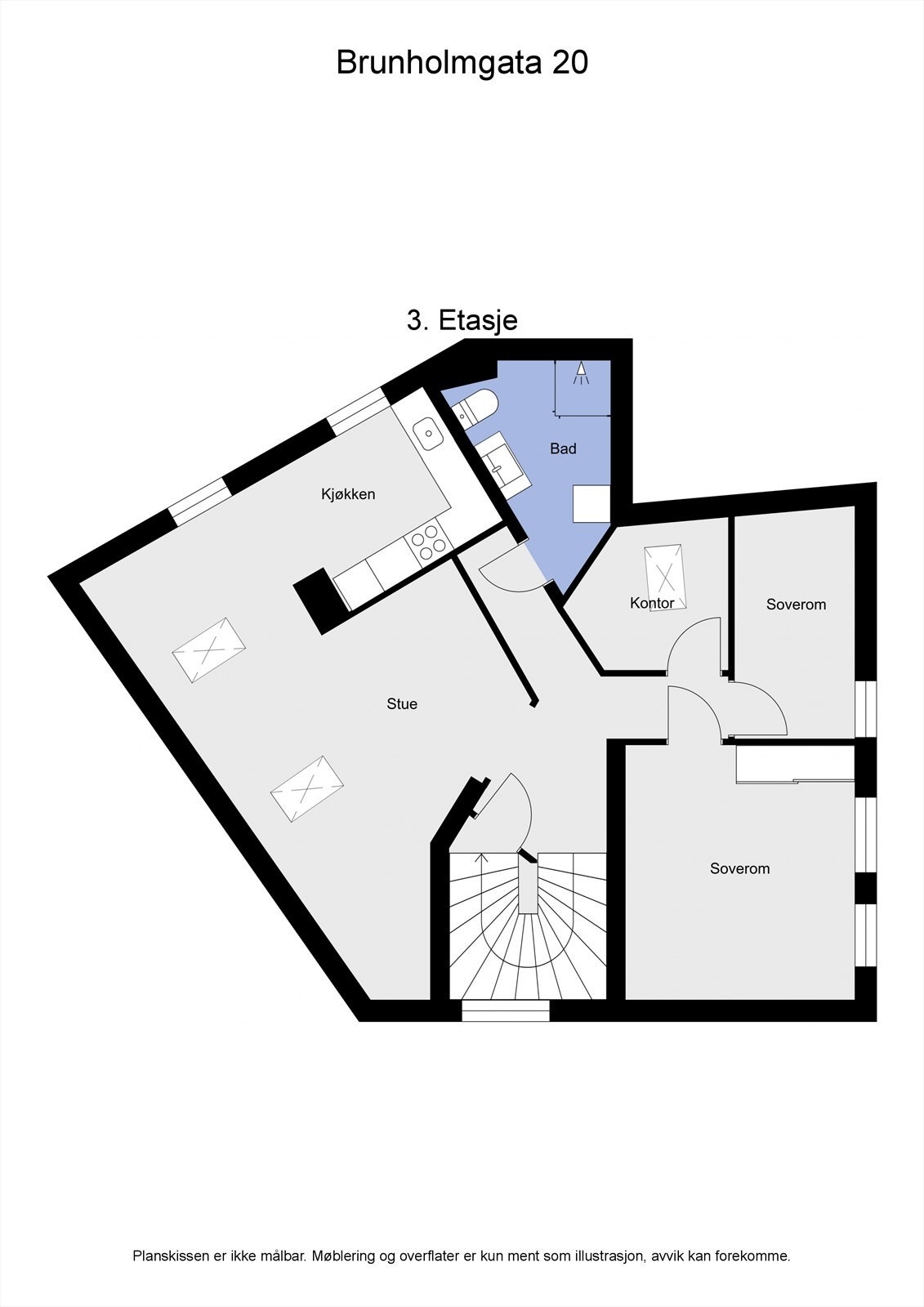 2 D plantegning Galleribilde