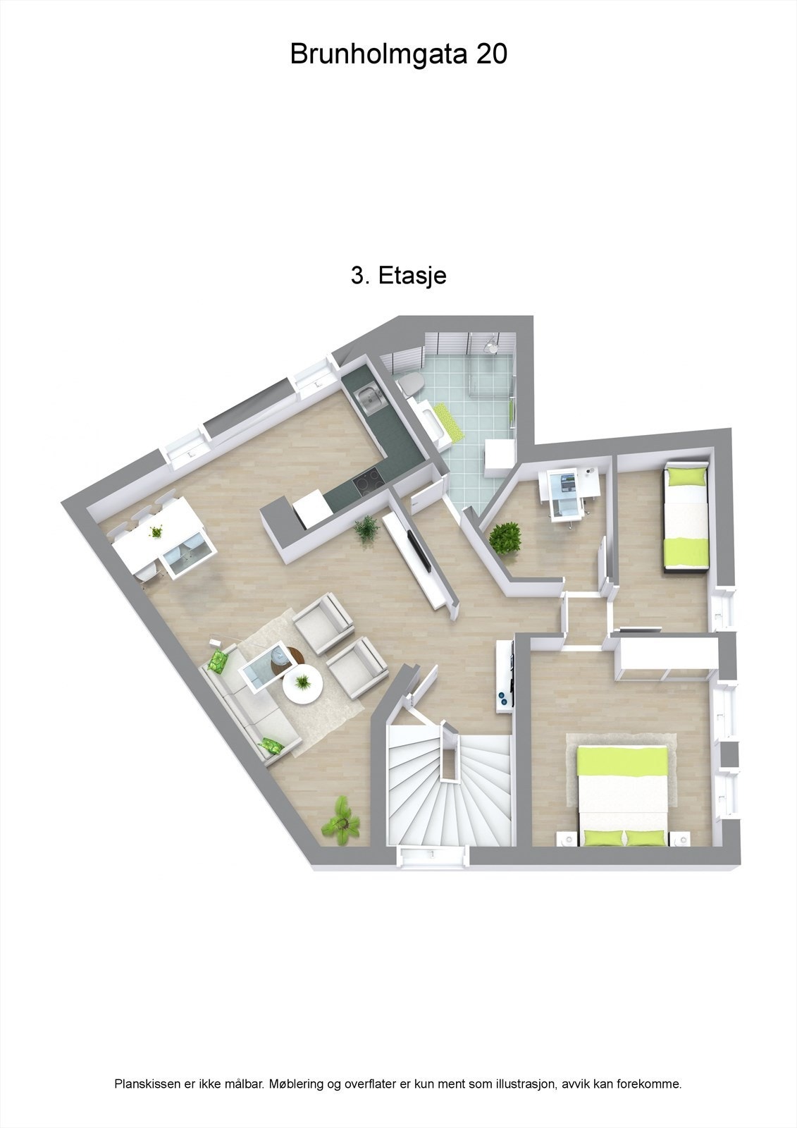 Brunholmgata 20 - 3D - 3 Galleribilde