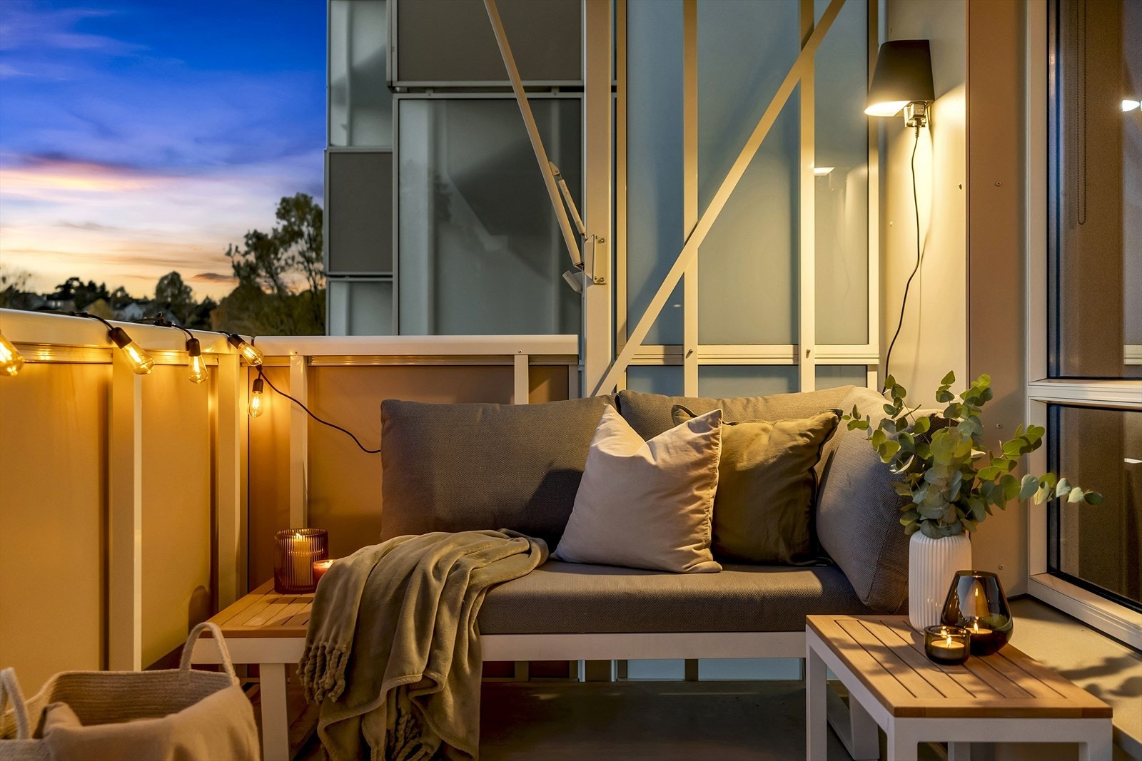 Det er også montert utebelysning. Galleribilde