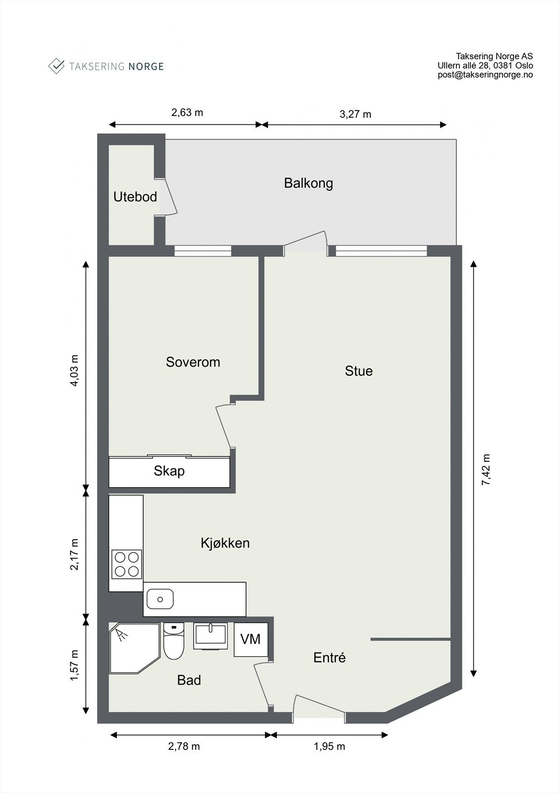 Plantegning Galleribilde