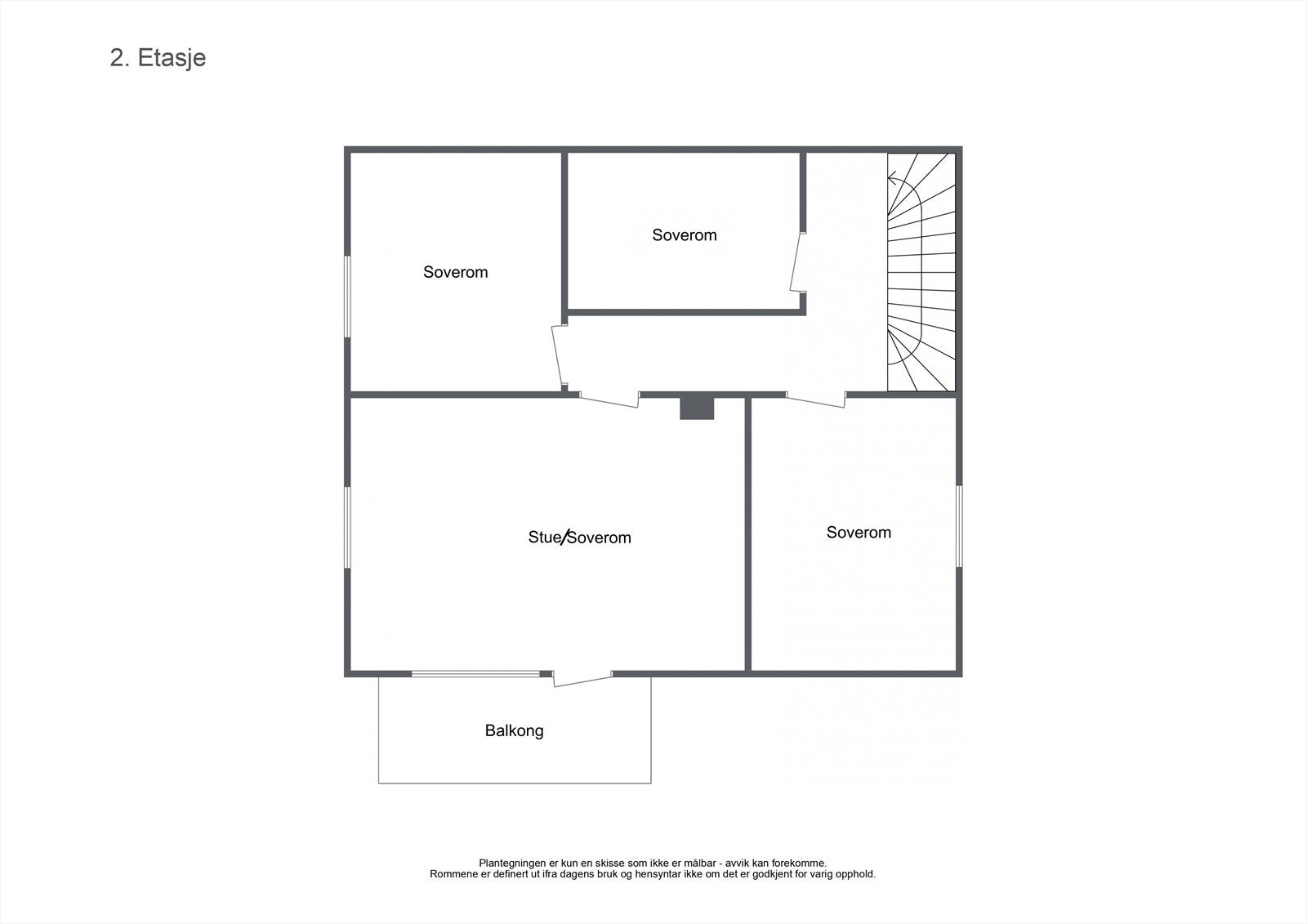 Plantegning - 2. etasje Galleribilde