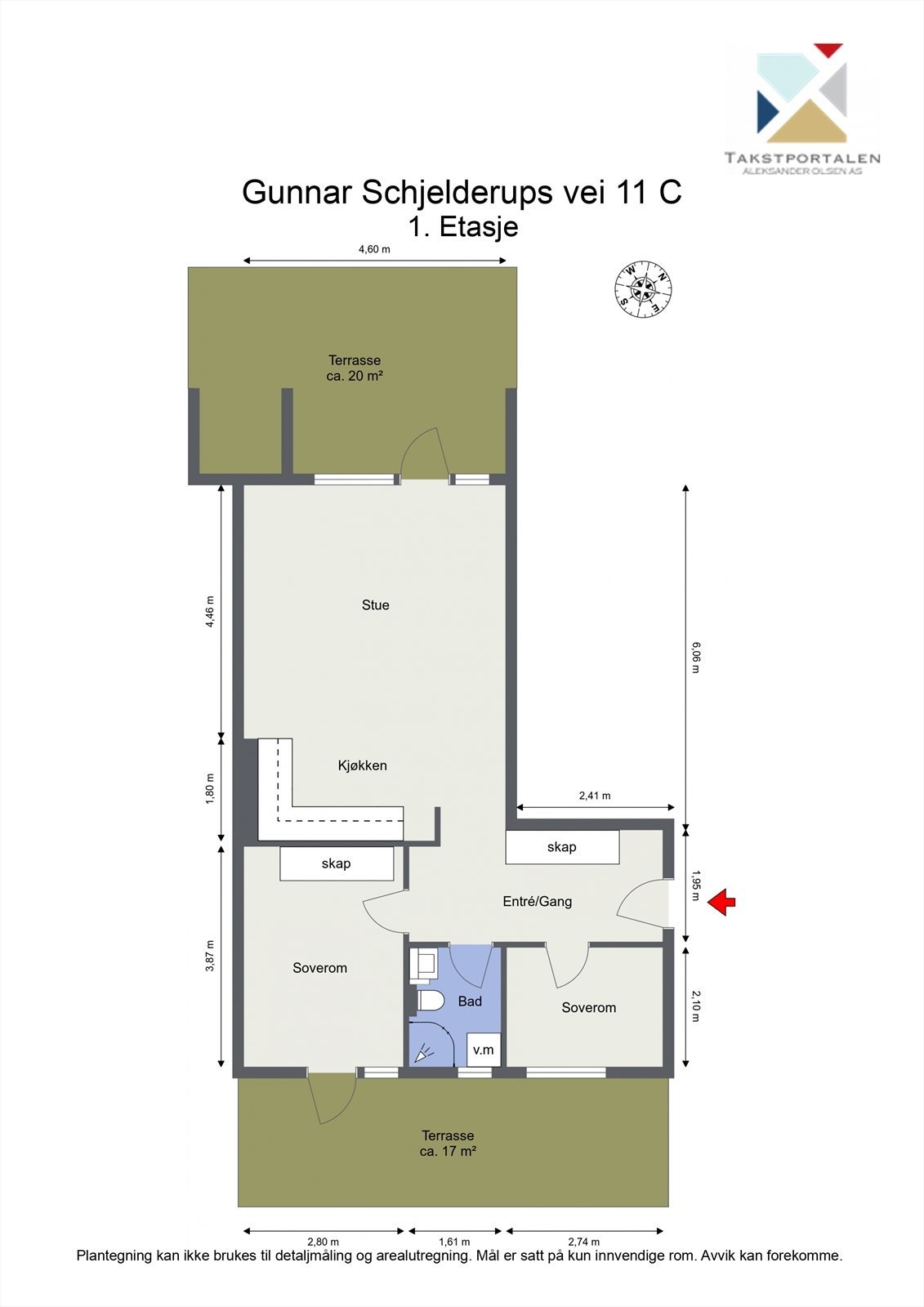 Plantegning Galleribilde