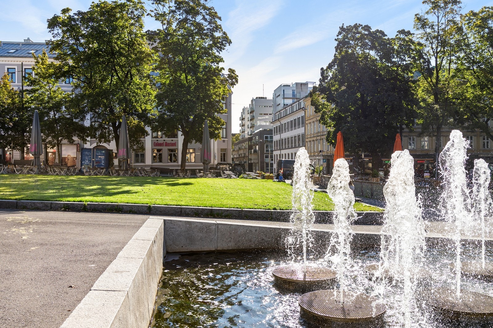 Alexander Kiellands plass og St. Hanshaugen er en populær plass gjennom hele året. Galleribilde