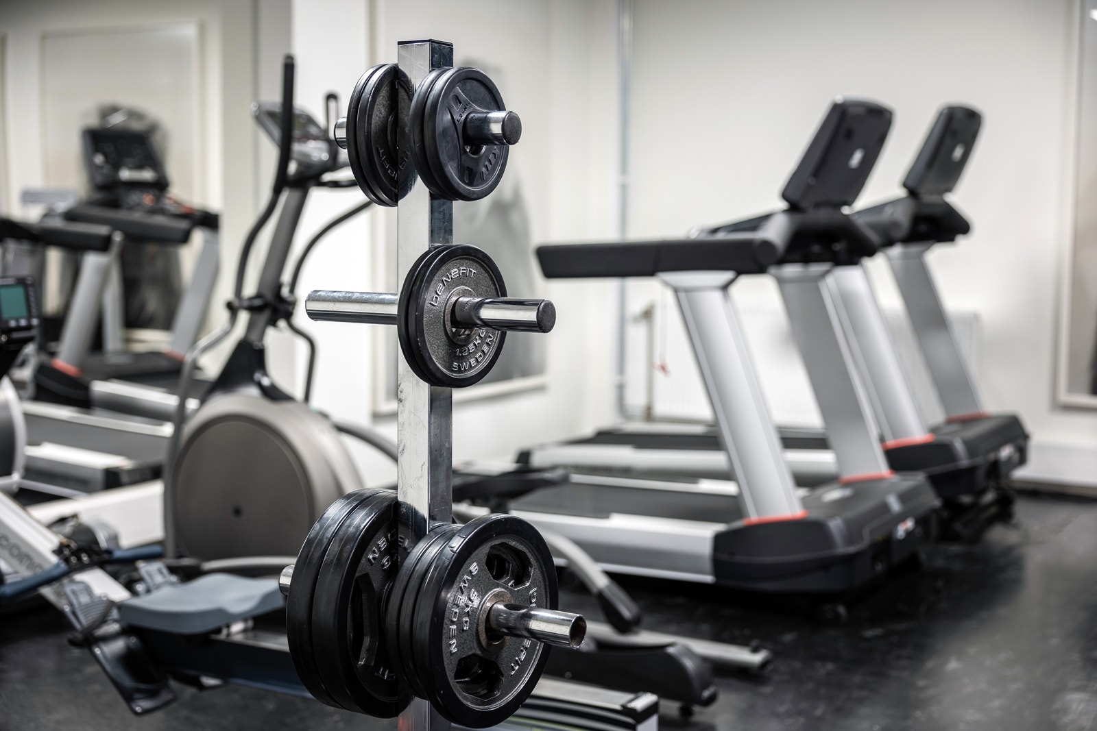 I U.etg har vi treningsrom med dusjer og garderober. Garderobene har direkte tilknytning til parkeringskjelleren hvor vi både har sykkelplasser og bilparkering. Galleribilde