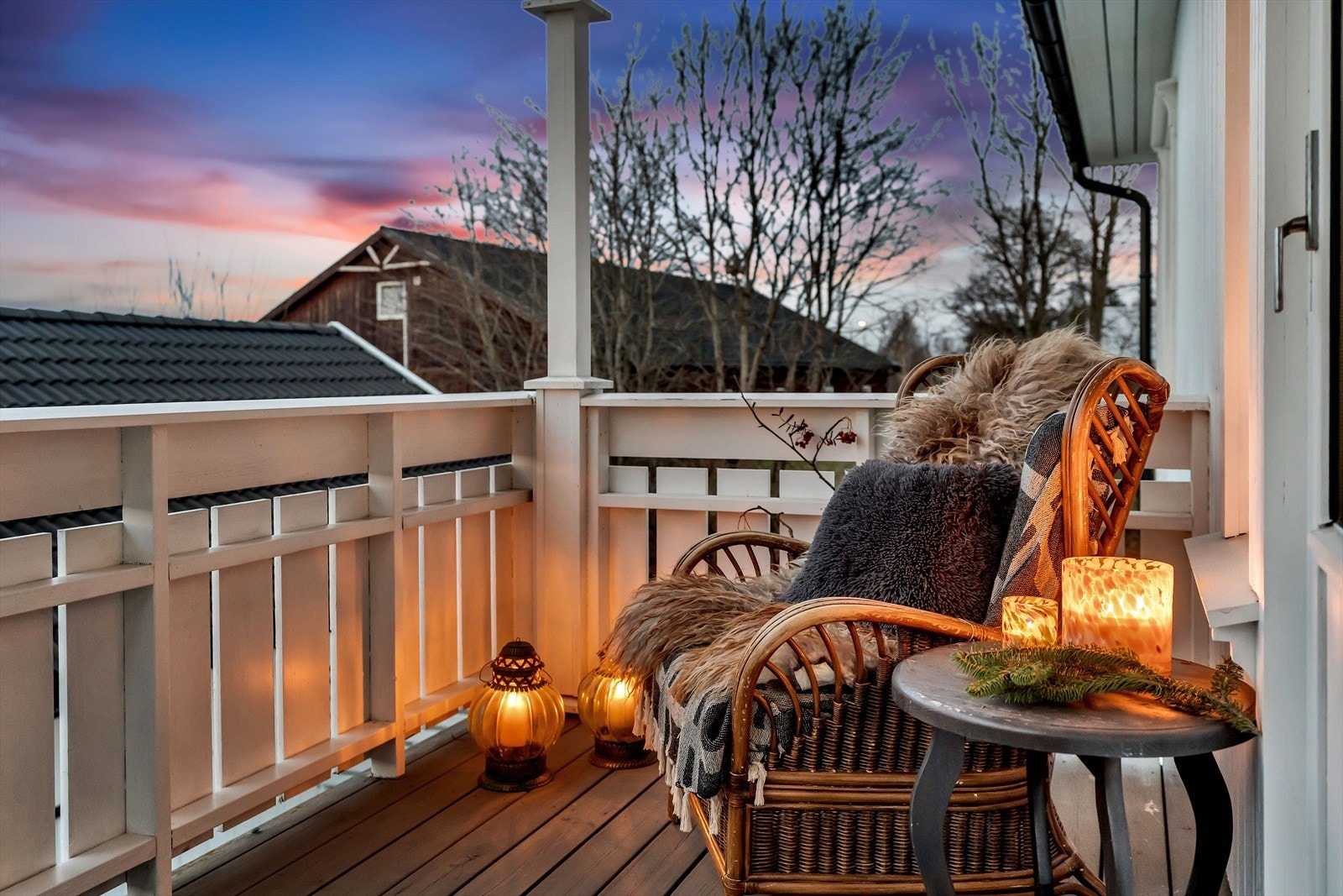 En perfekt forlengelse av stuen i andre etasje, særlig på sommerhalvåret. Galleribilde