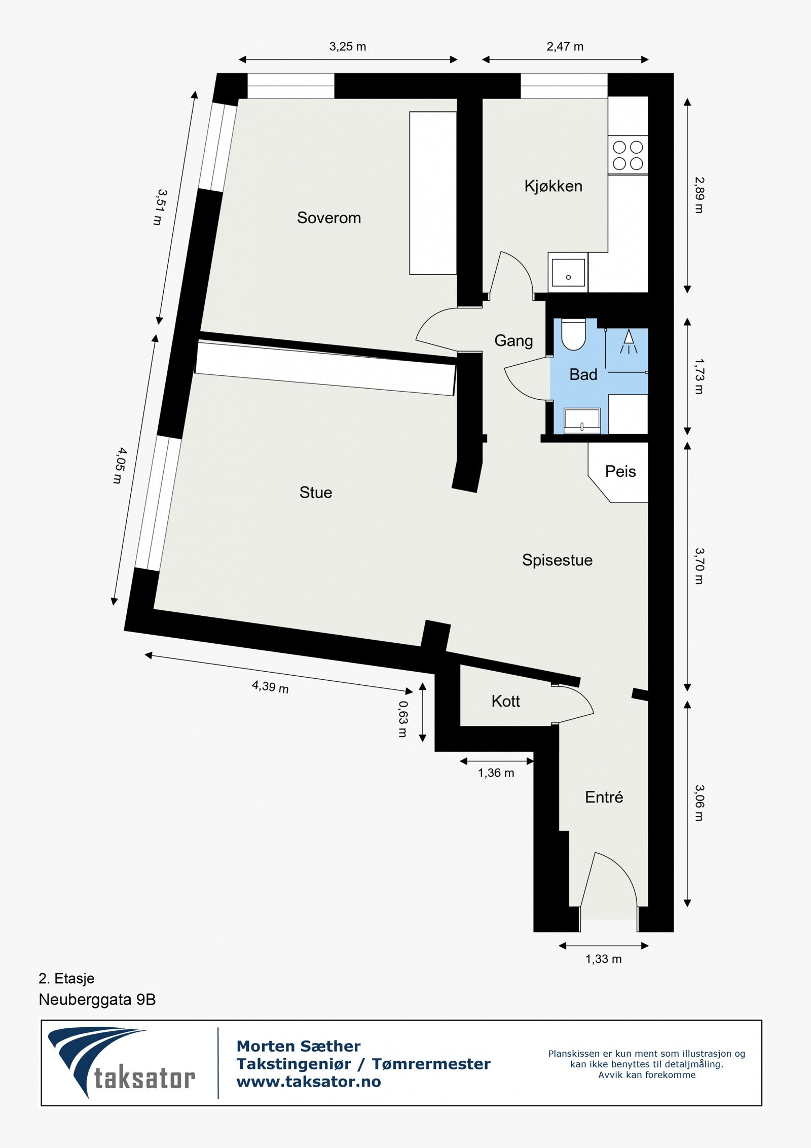 Plantegning Galleribilde