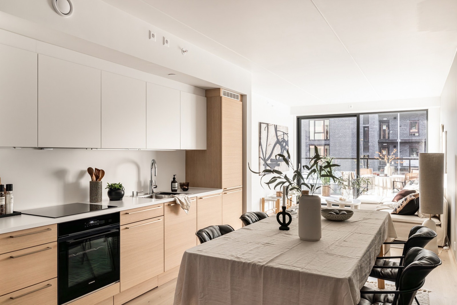 Åpen stue-kjøkkenløsning Galleribilde