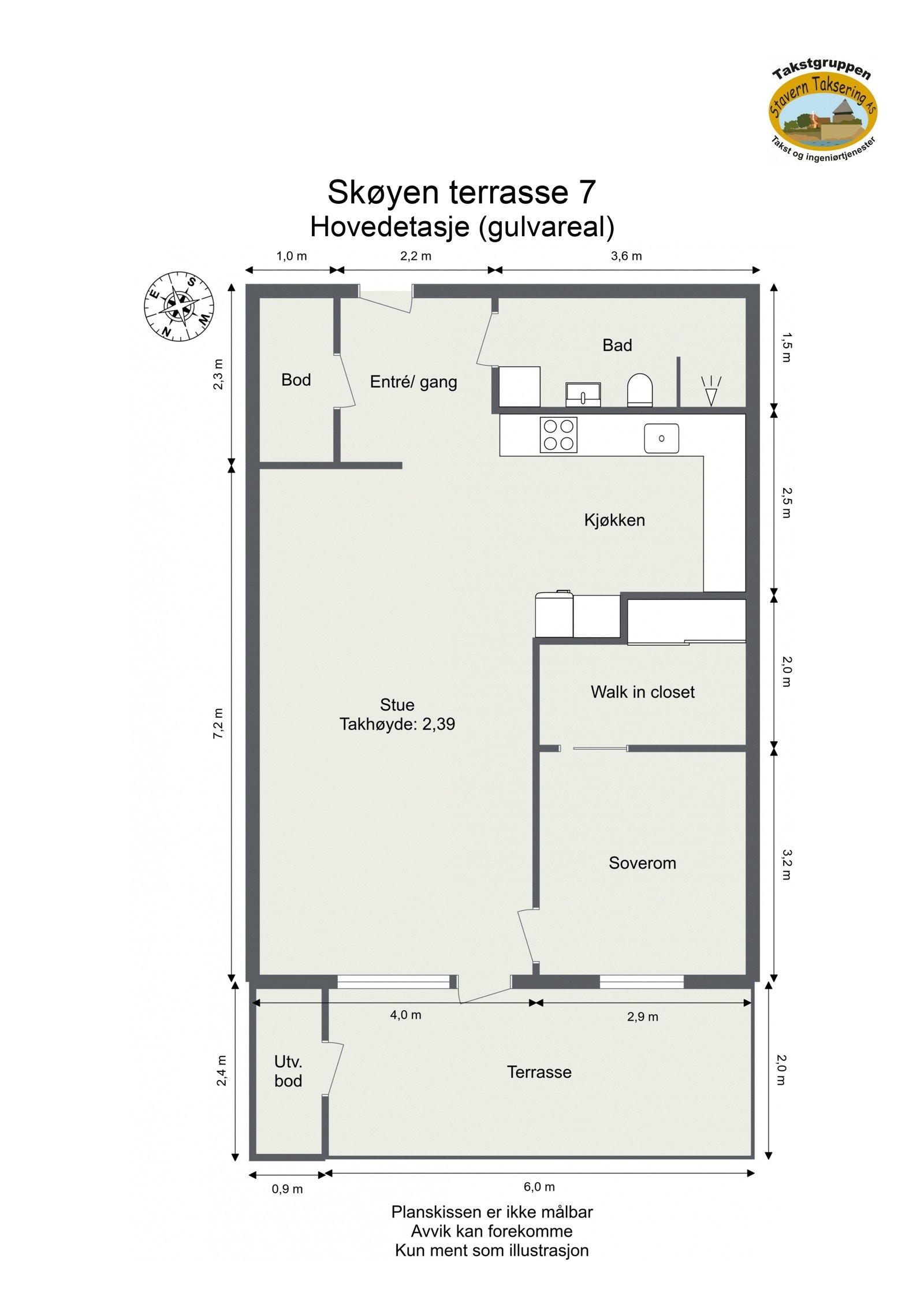 Plantegning Galleribilde