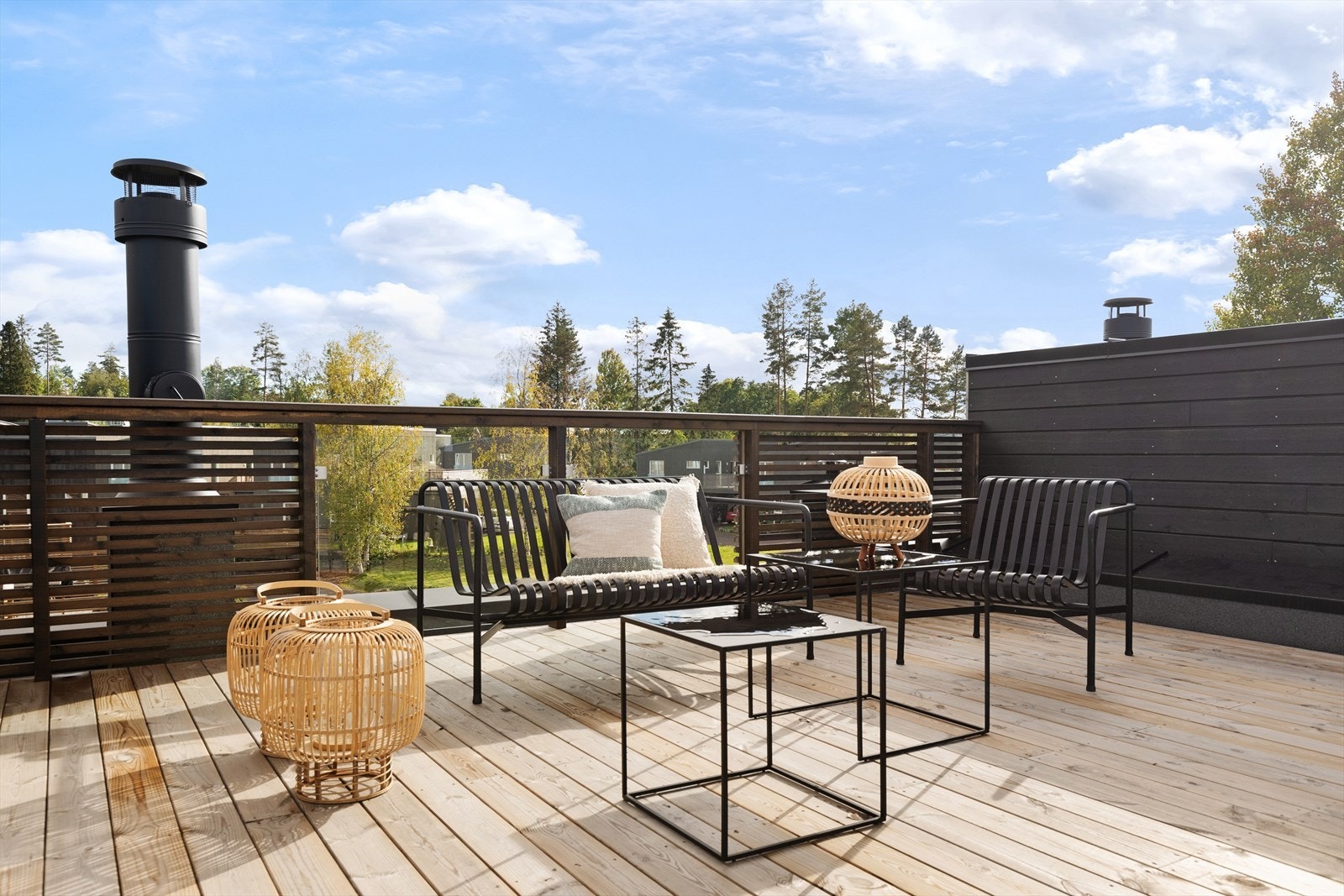 På takterrassen kan du nyte solen dagen gjennom! Galleribilde