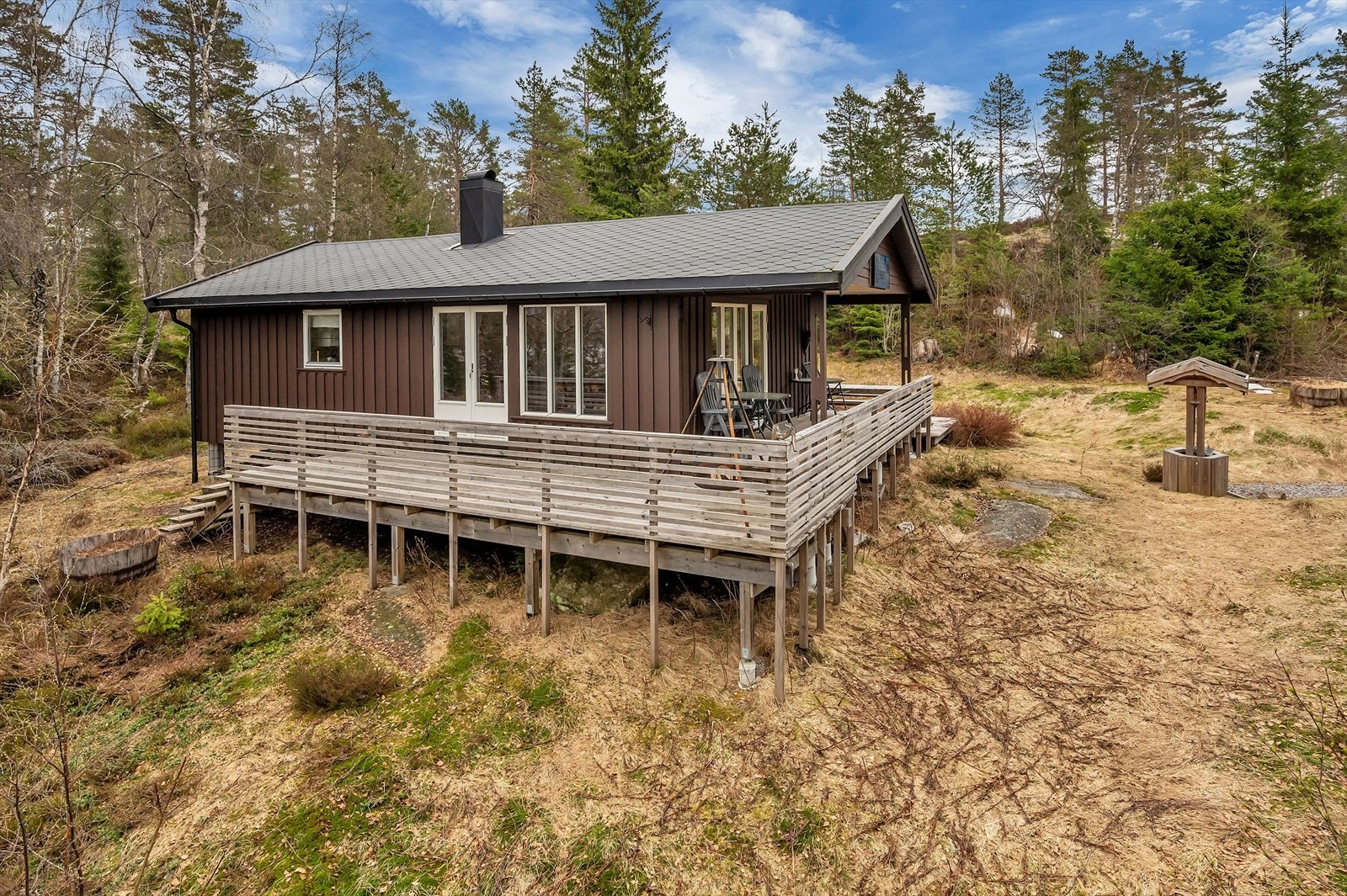 Flott hytte i naturskjønne omgivelser Galleribilde