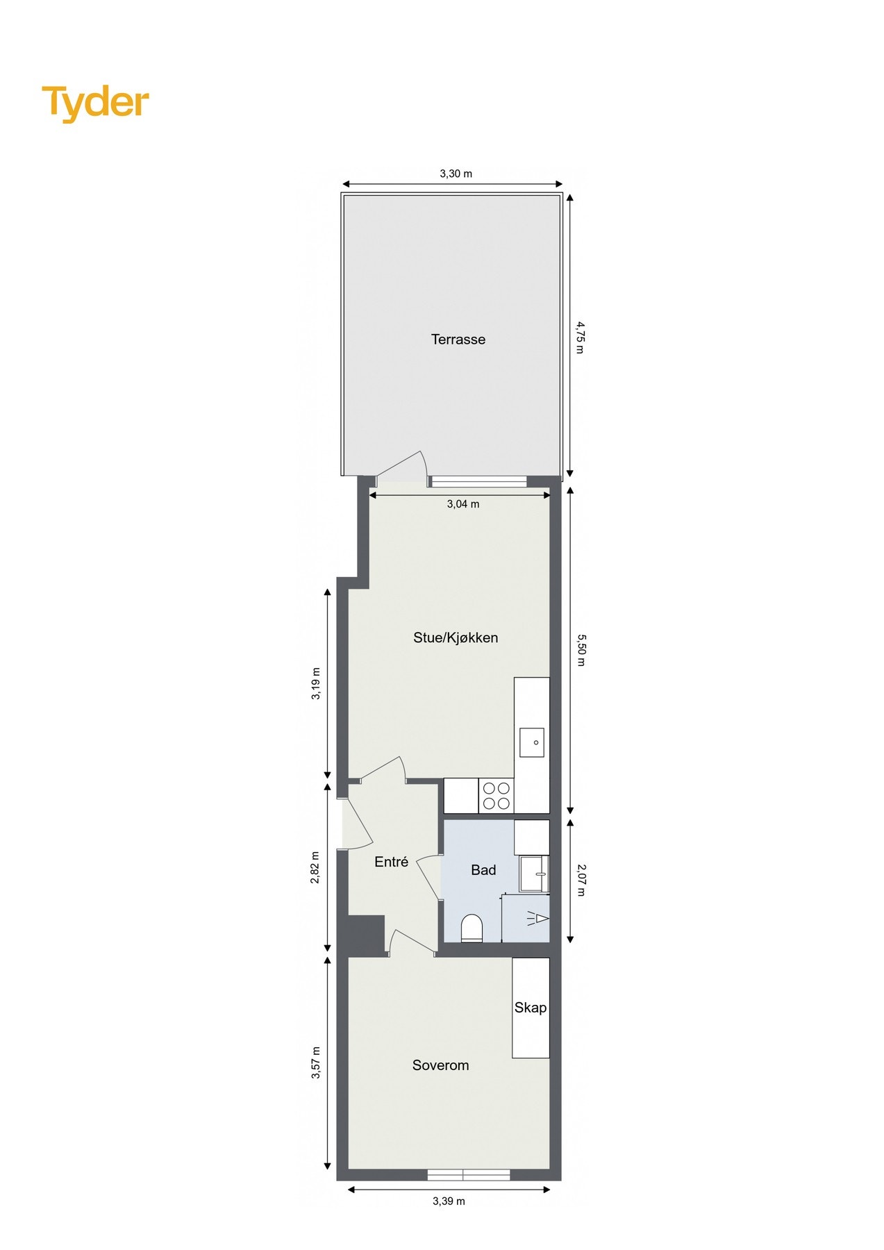 Plantegning. Galleribilde