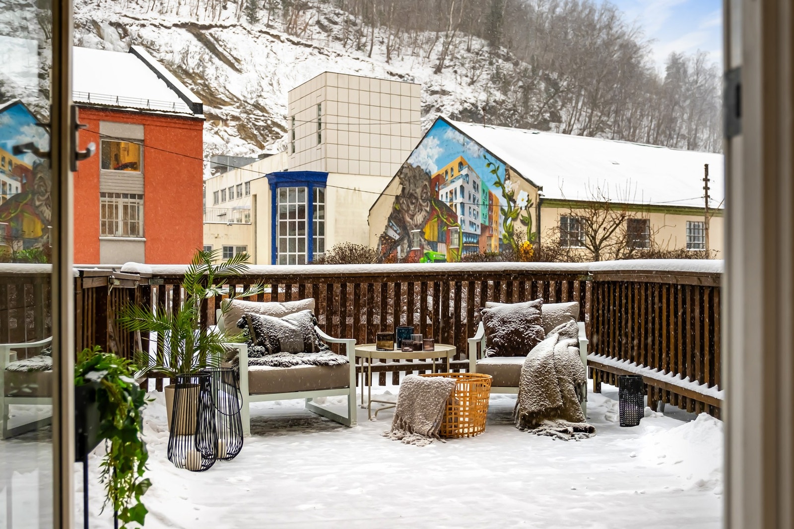 Iht. husordensreglene er det tillatt med gass- og elektrisk grill. Galleribilde