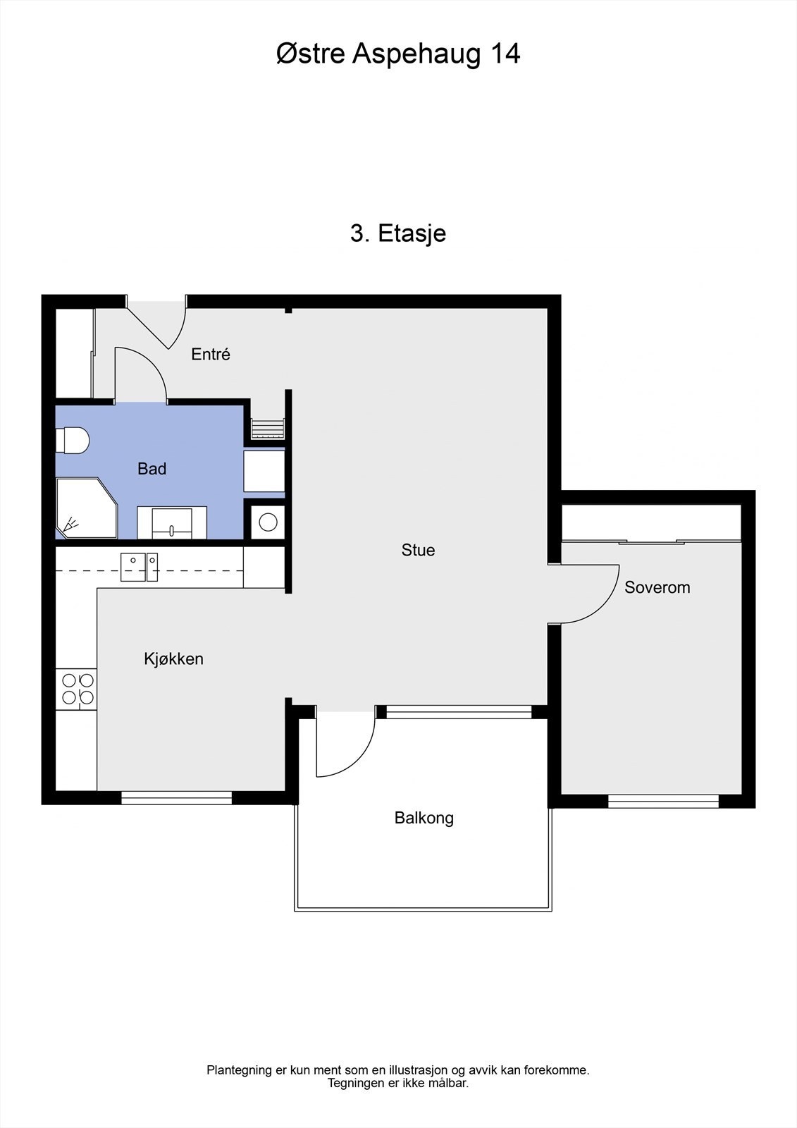 Planskisse Galleribilde