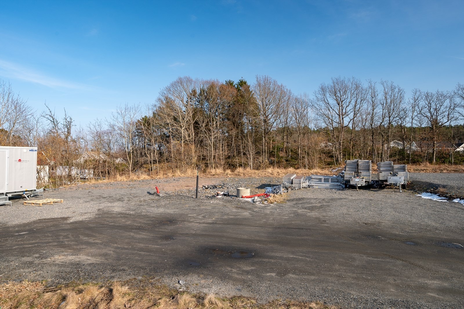 Grovplanert med vann, avløp og fiber Galleribilde