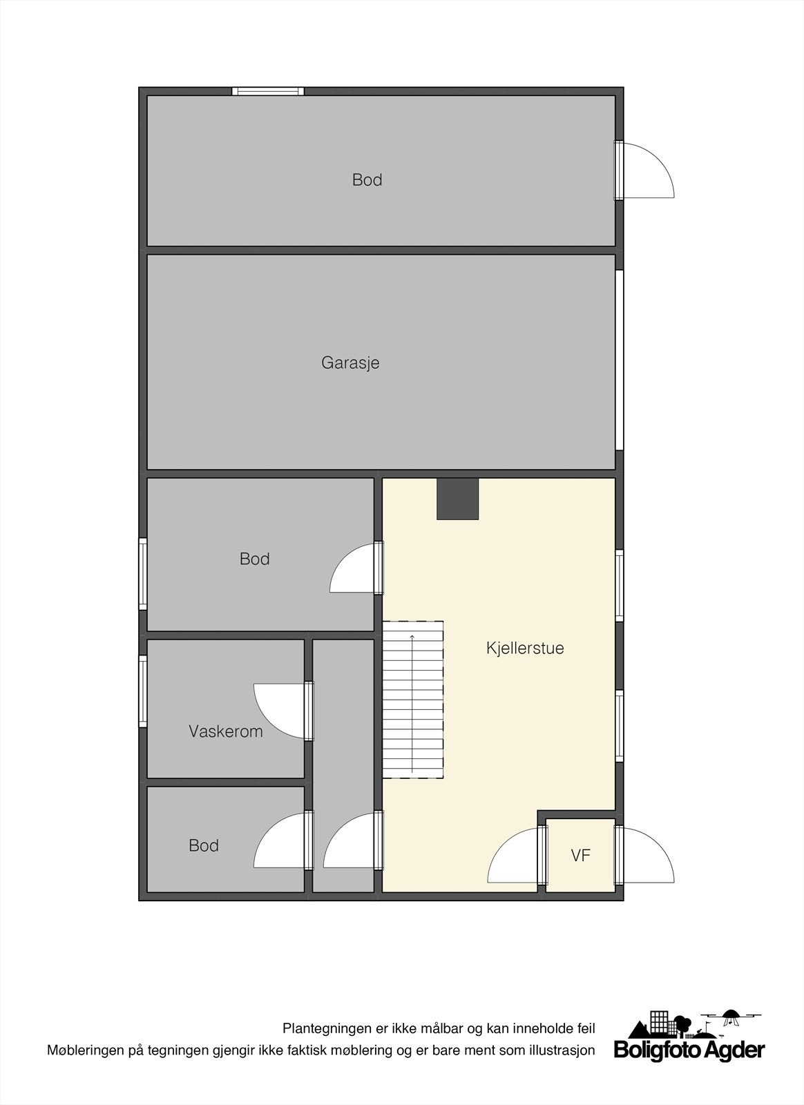 Planskisse - underetasje Galleribilde