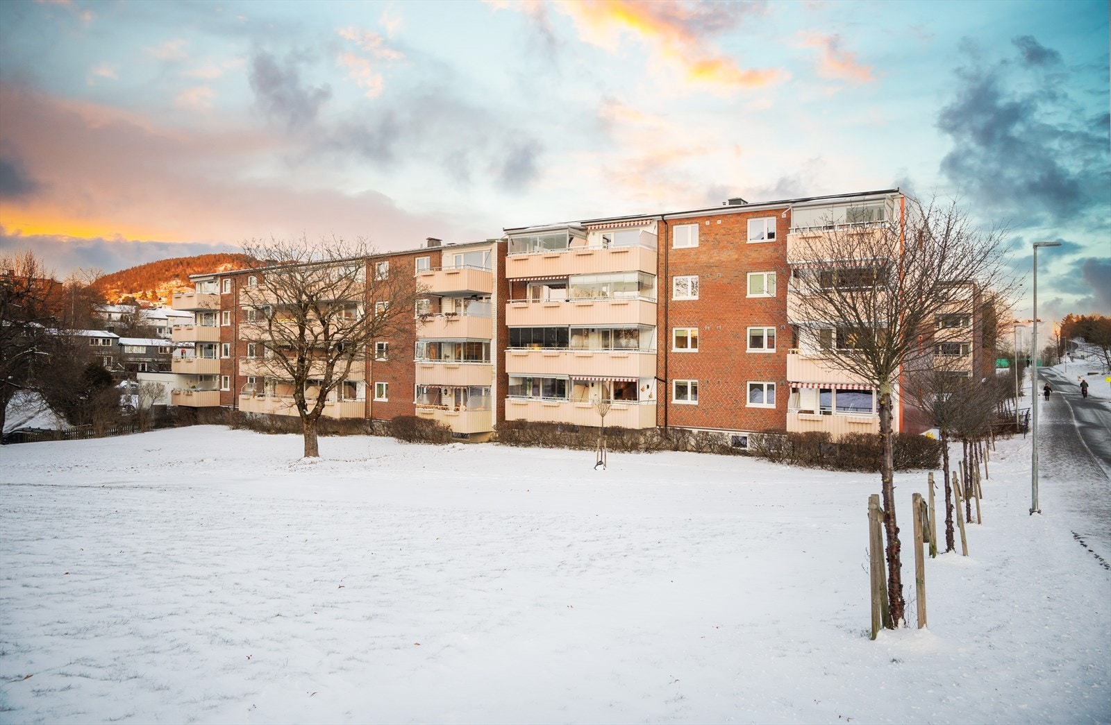 Leiligheten ligger flott til i 4. etasje! Galleribilde