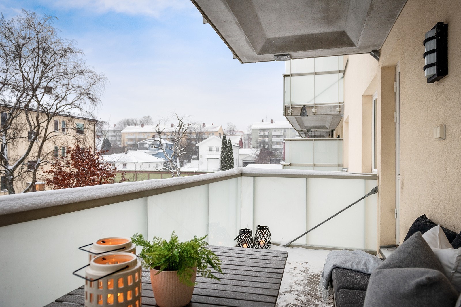 Balkongen er på ca. 9 m² Galleribilde