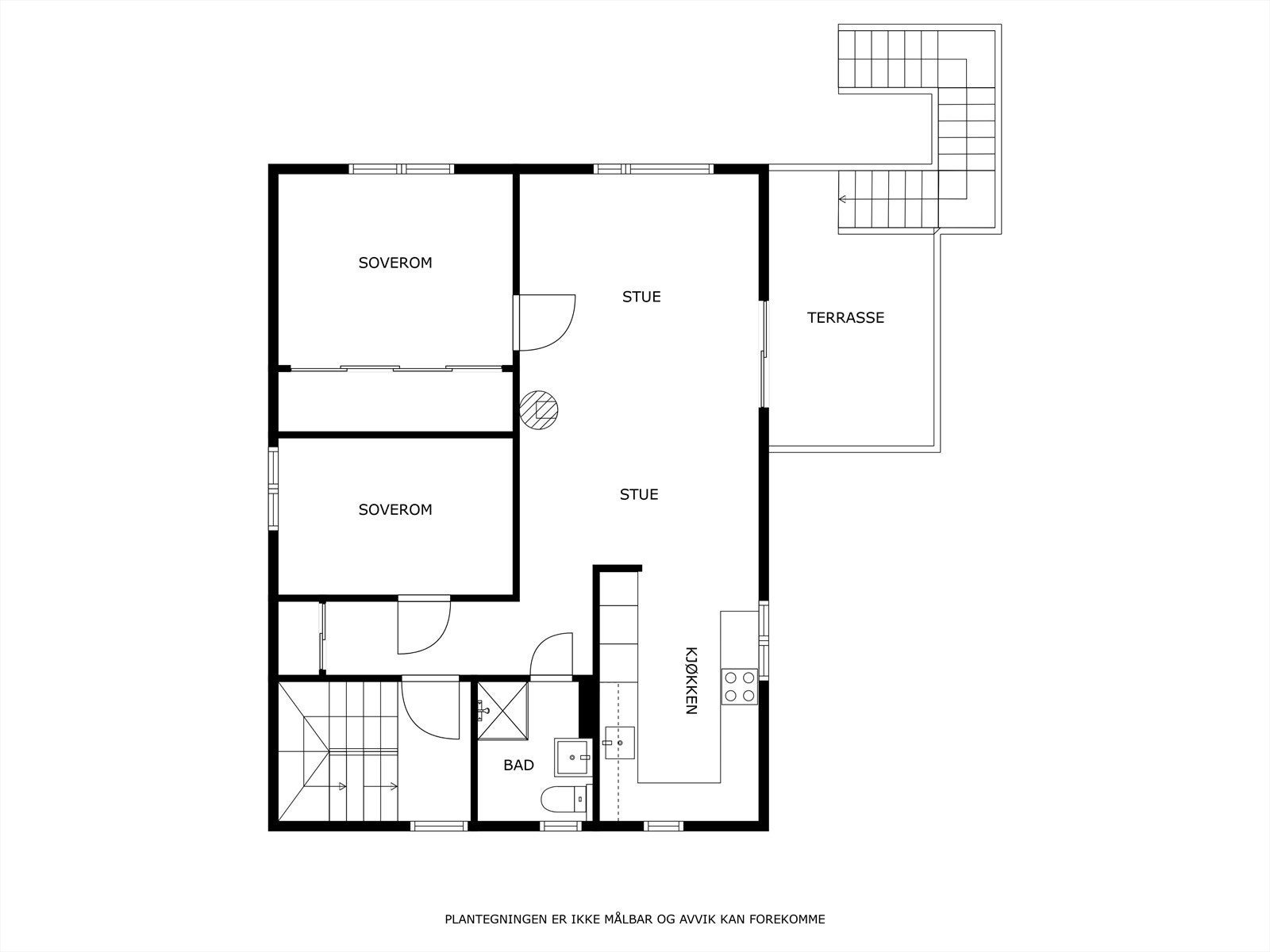 Plantegning 2. etg. Galleribilde