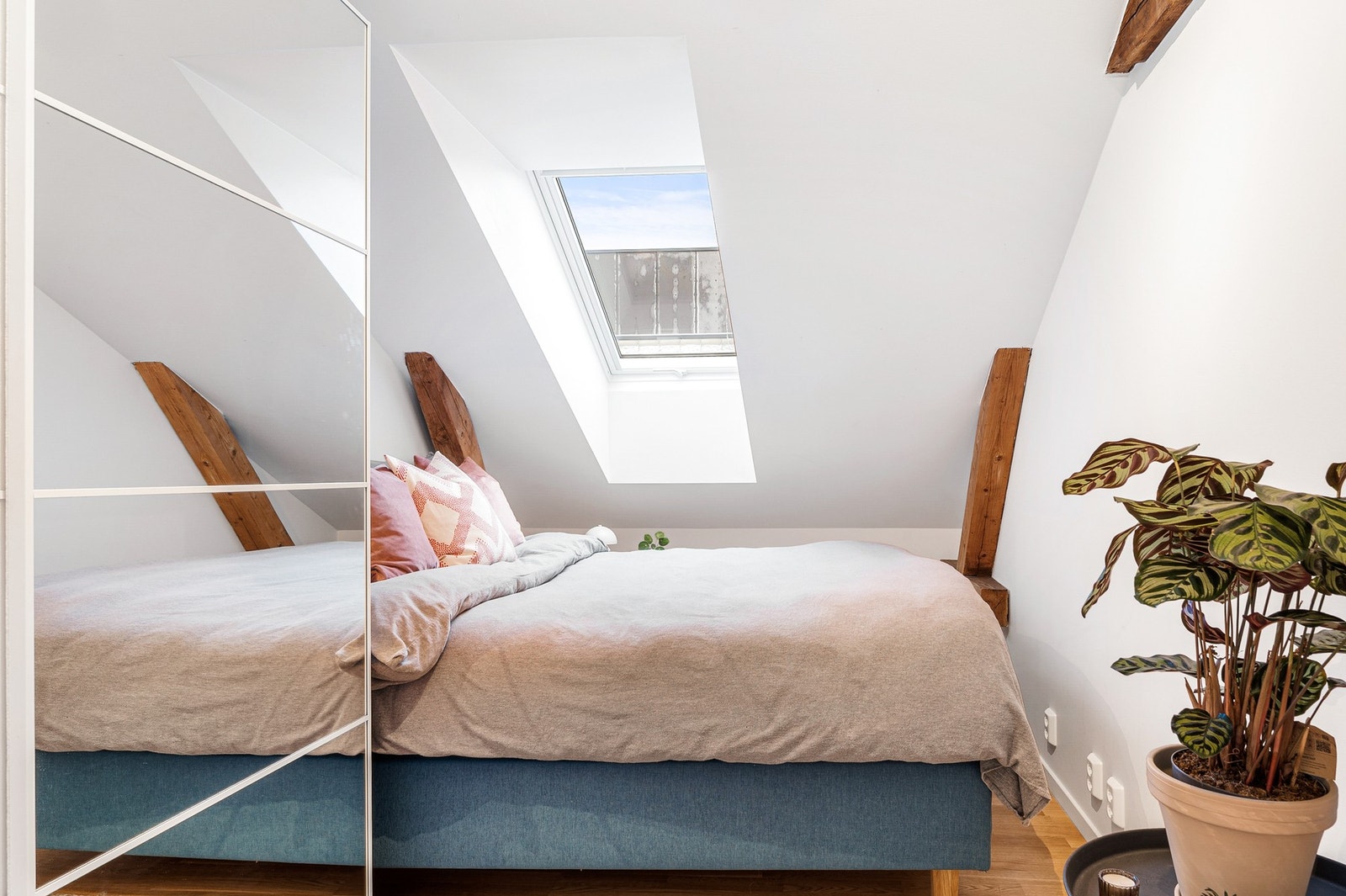 Også her får du et innslag av de lekre bjelkene. Galleribilde