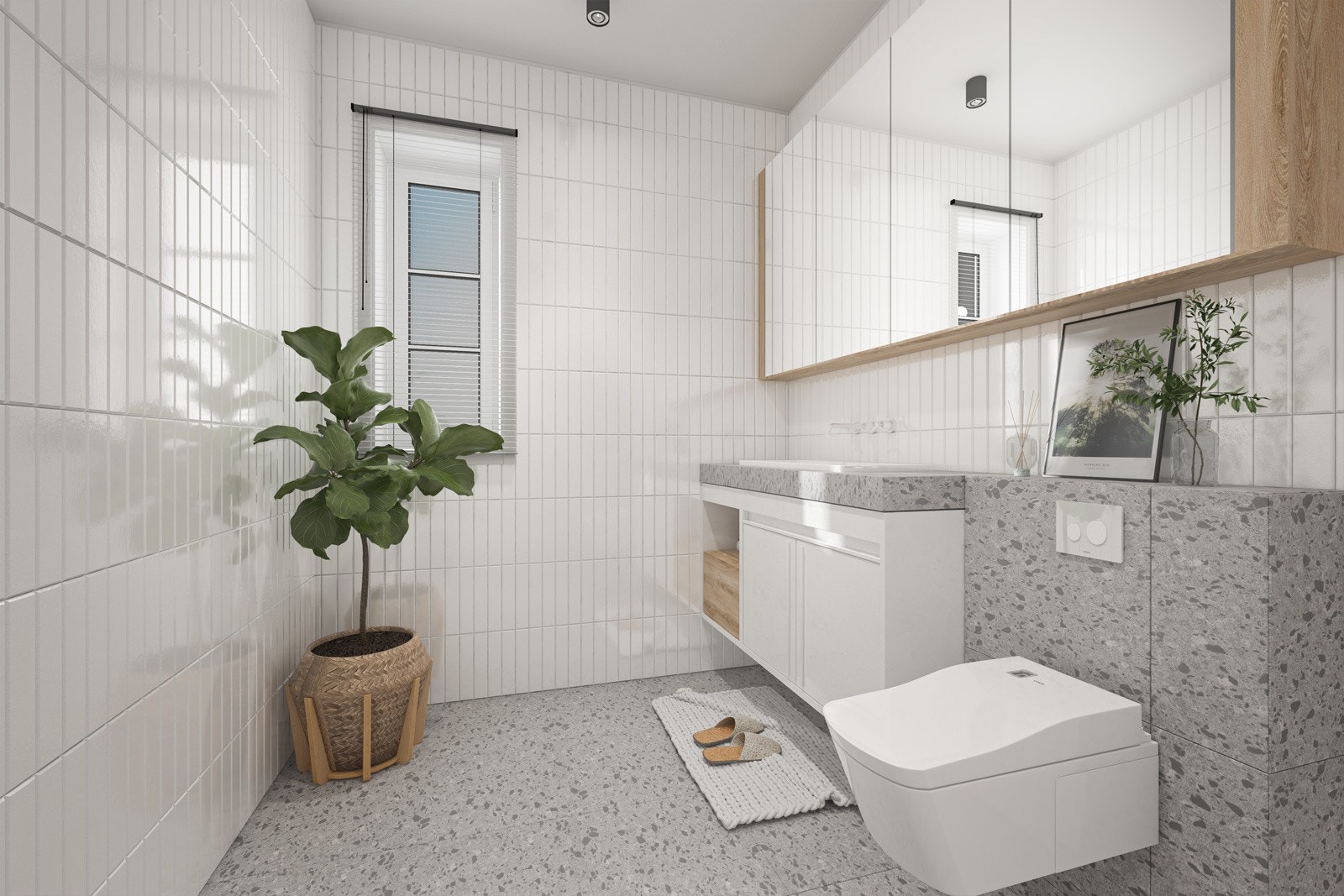 DIGITALT ILLUSTRERT fliser og farger avviker noe fra virkeligheten. Galleribilde